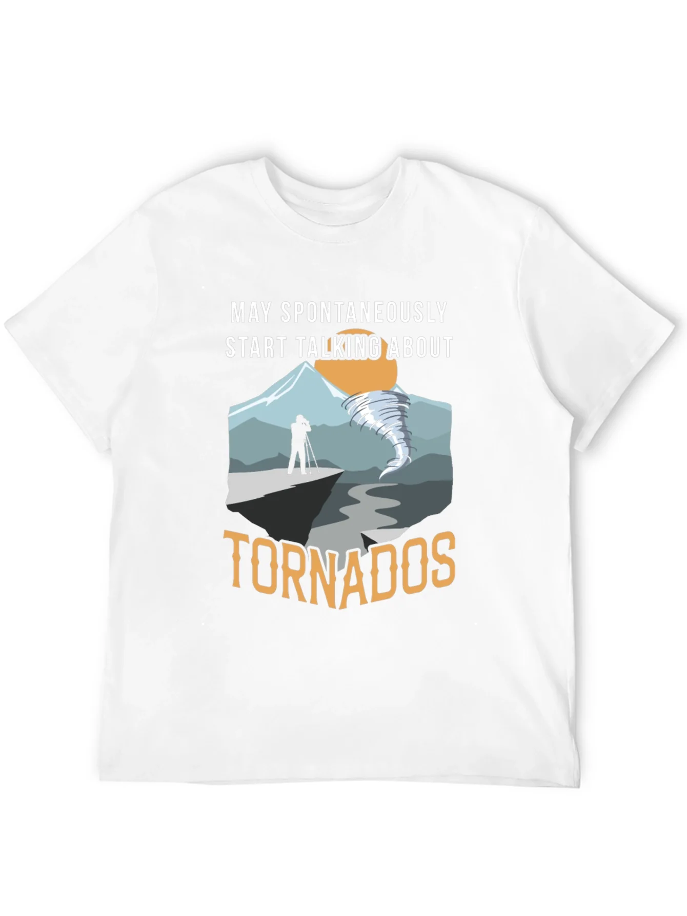Camiseta Negra con Dise?o de Tornados para Aficionados