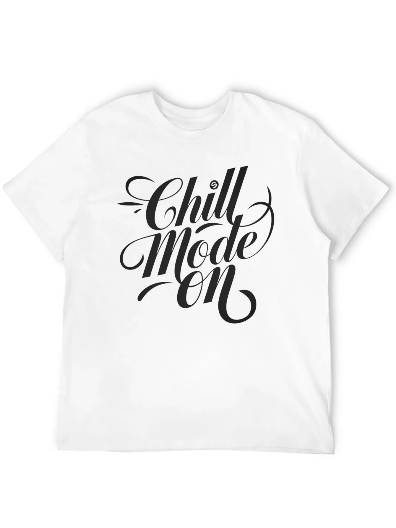 Rebbecca Chill Mode On Graphic Tee - Relaxed Style
