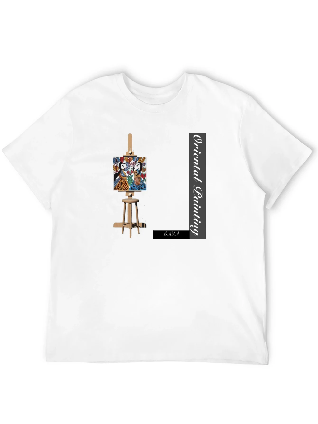 Rebbecca Oriental Painting Graphic T-Shirt
