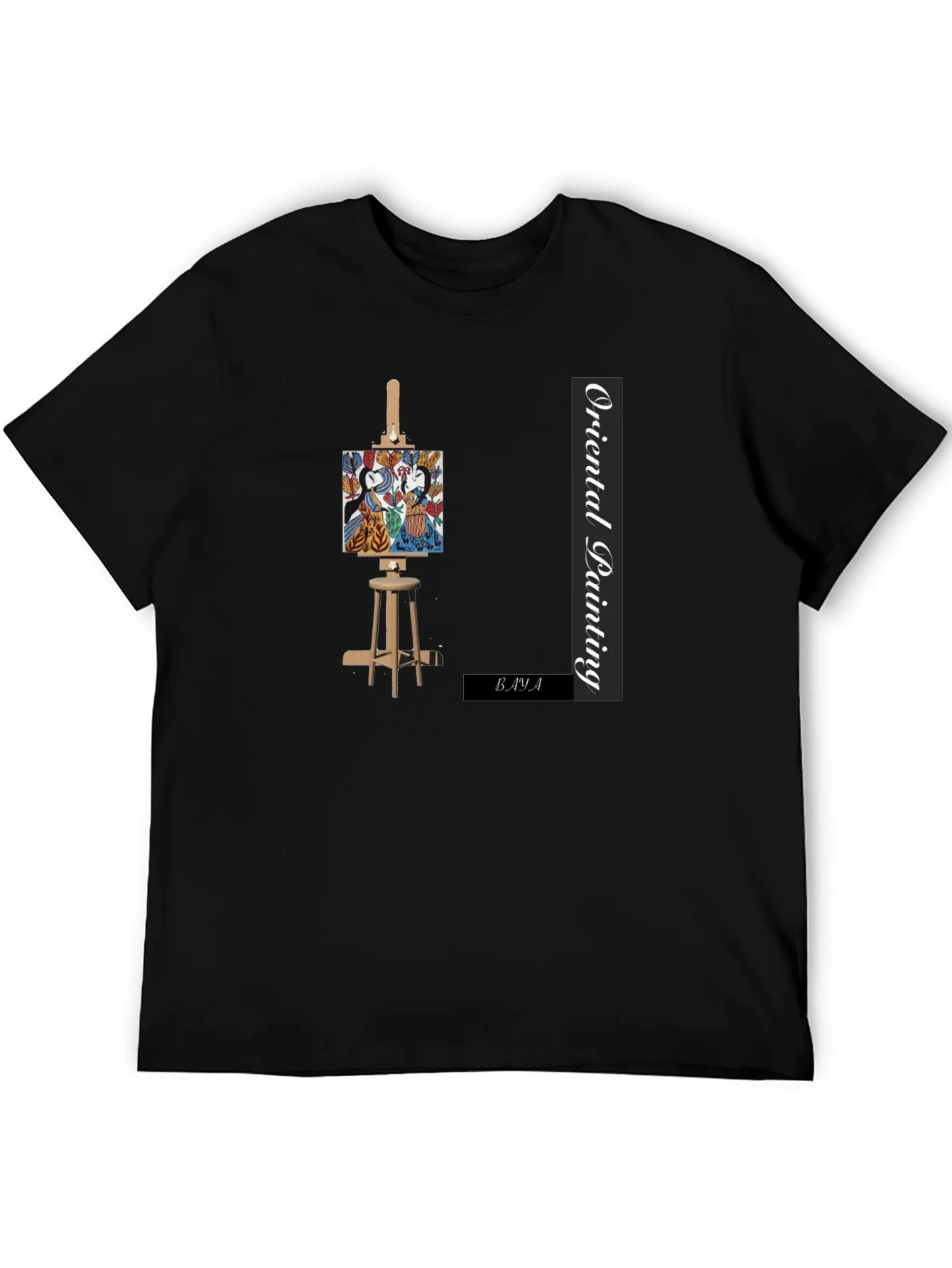 Rebbecca Oriental Painting Graphic T-Shirt