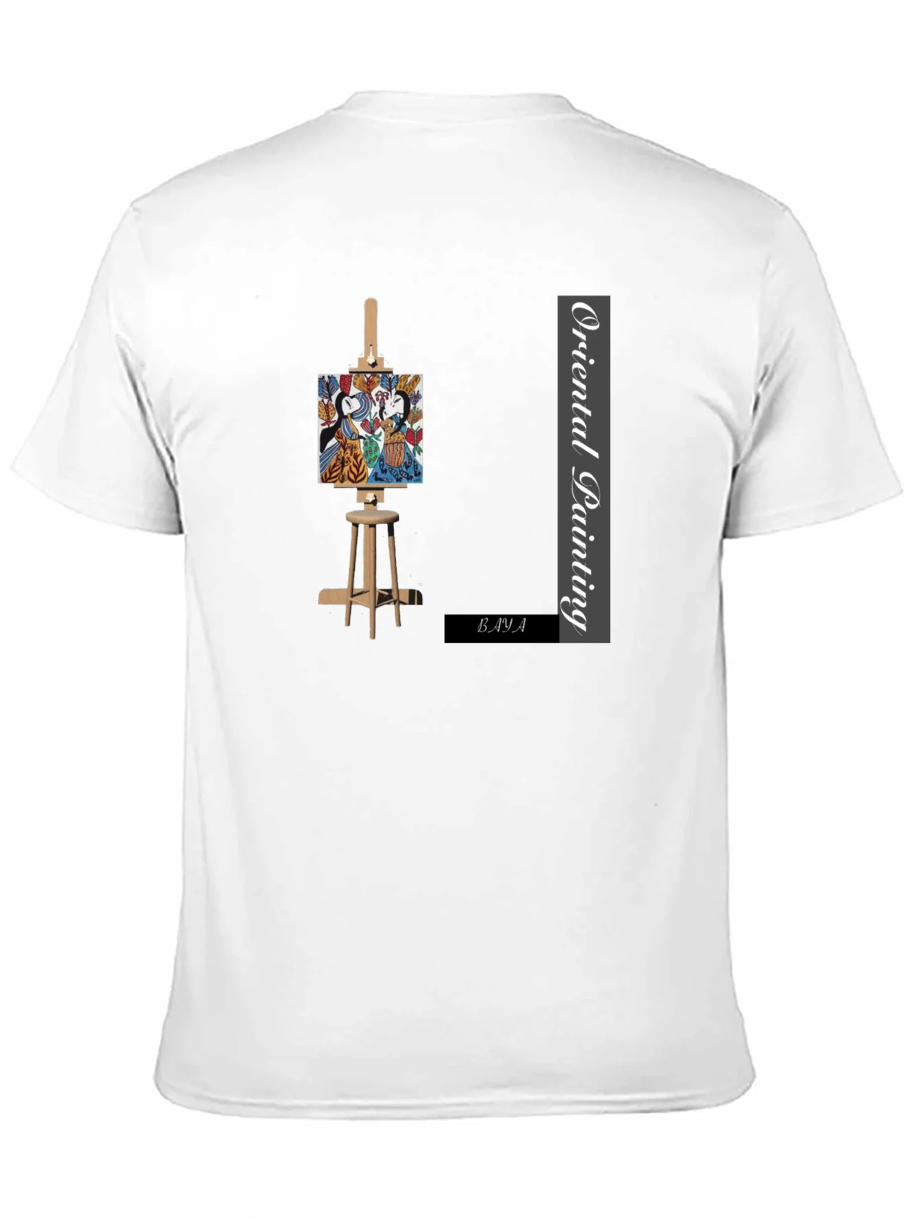 Rebbecca Oriental Painting Graphic T-Shirt