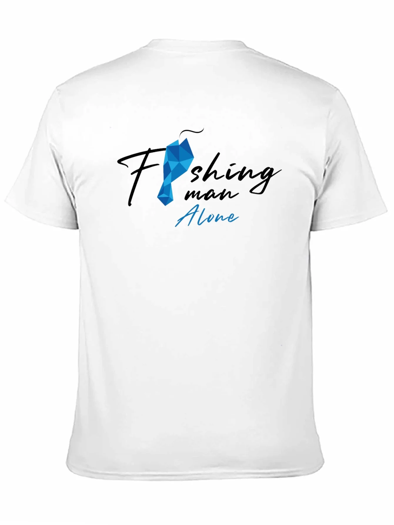 Camiseta Hombre Pesca Dise?o Gr¨¢fico Algod¨®n