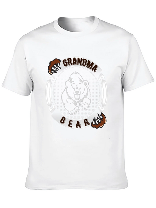 Rebbecca Grandma Bear Graphic Tee - Black
