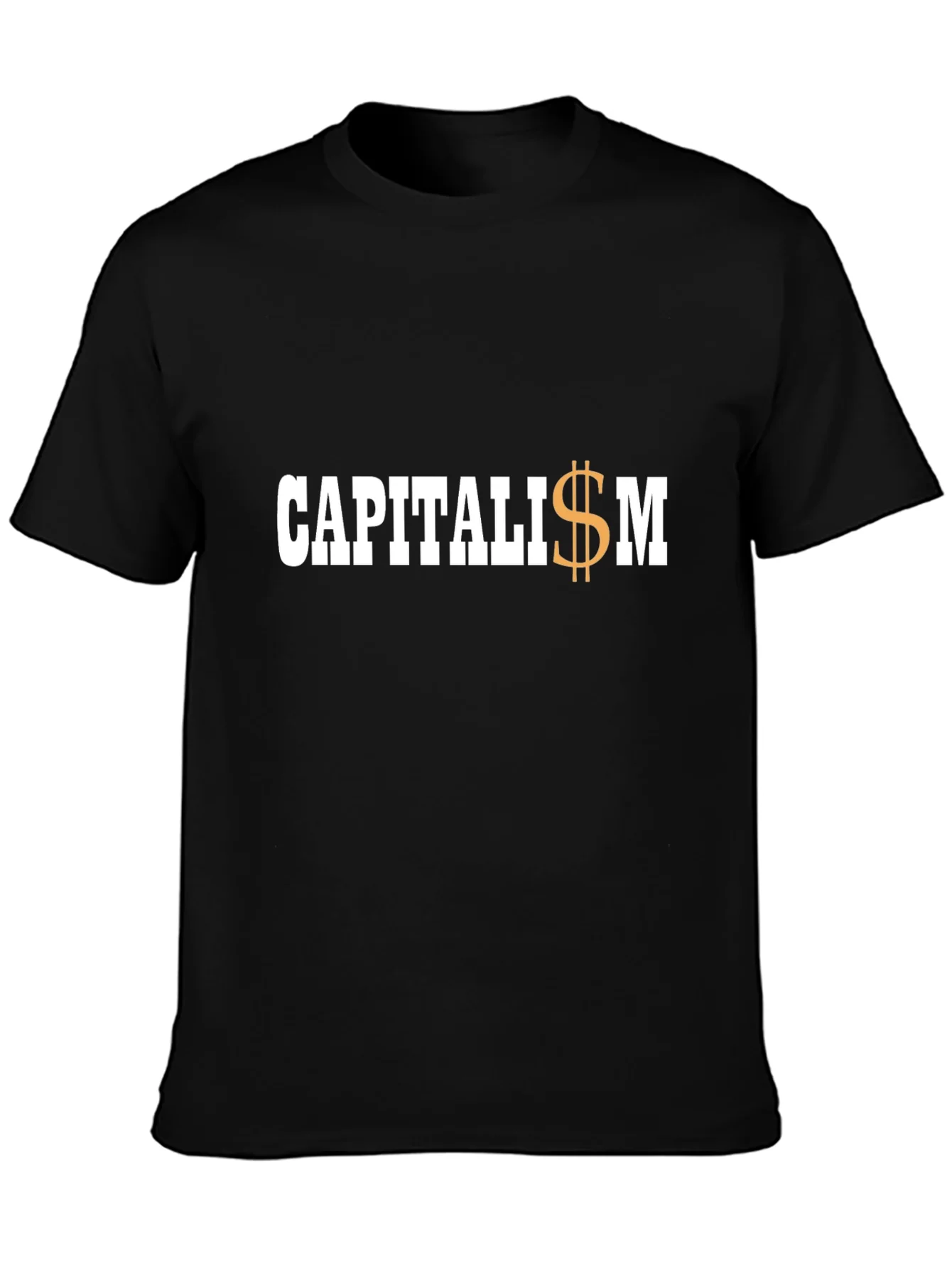 Camiseta Negra: Capitalismo con Estilo y Actitud