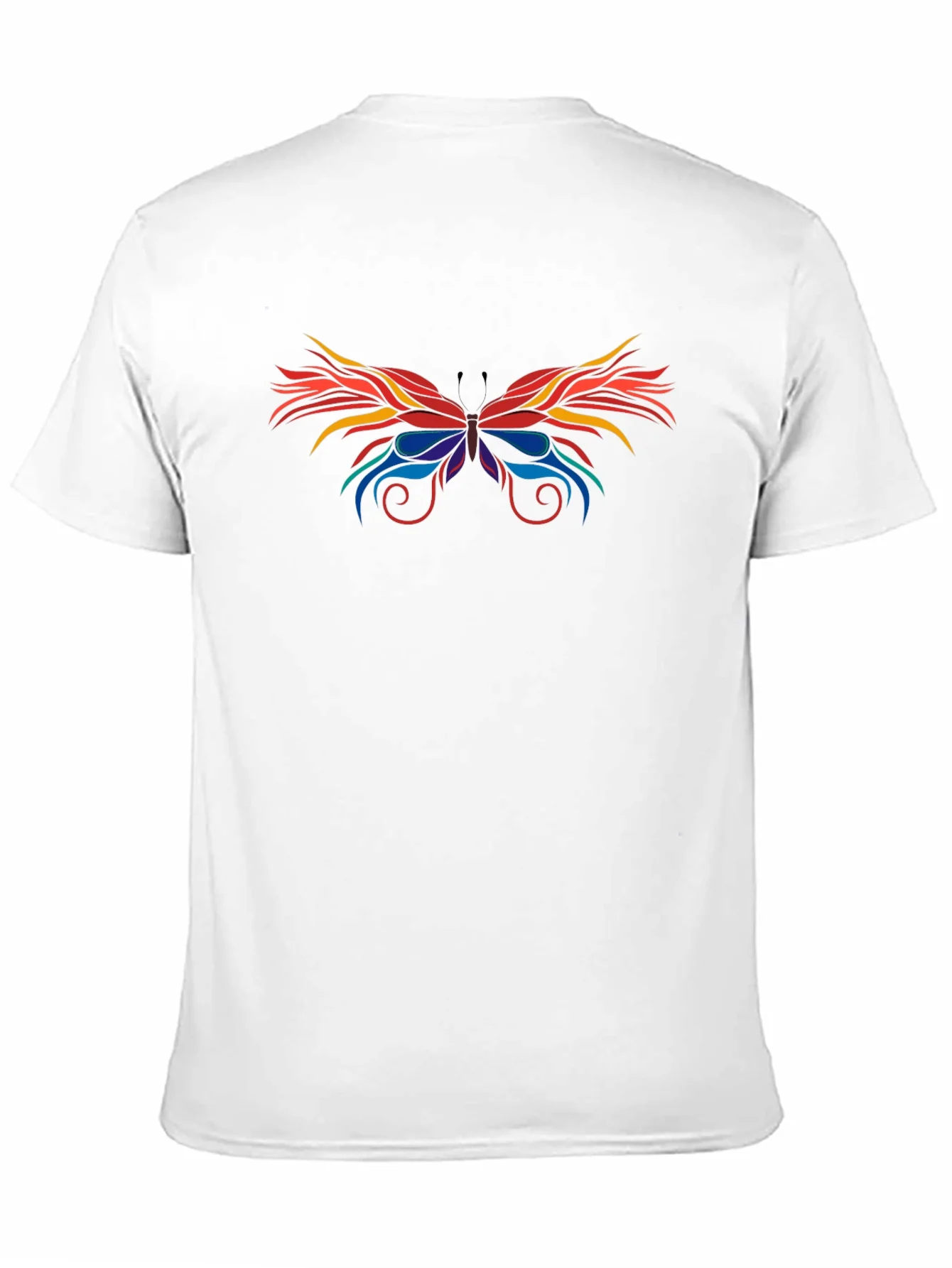 Rebbecca Abstract Butterfly Graphic Black T-Shirt