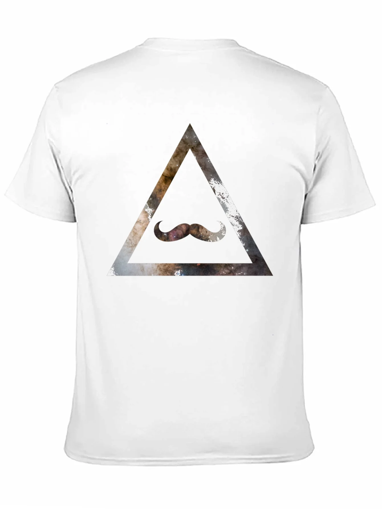 Rebbecca Cosmic Mustache Triangle Graphic Tee