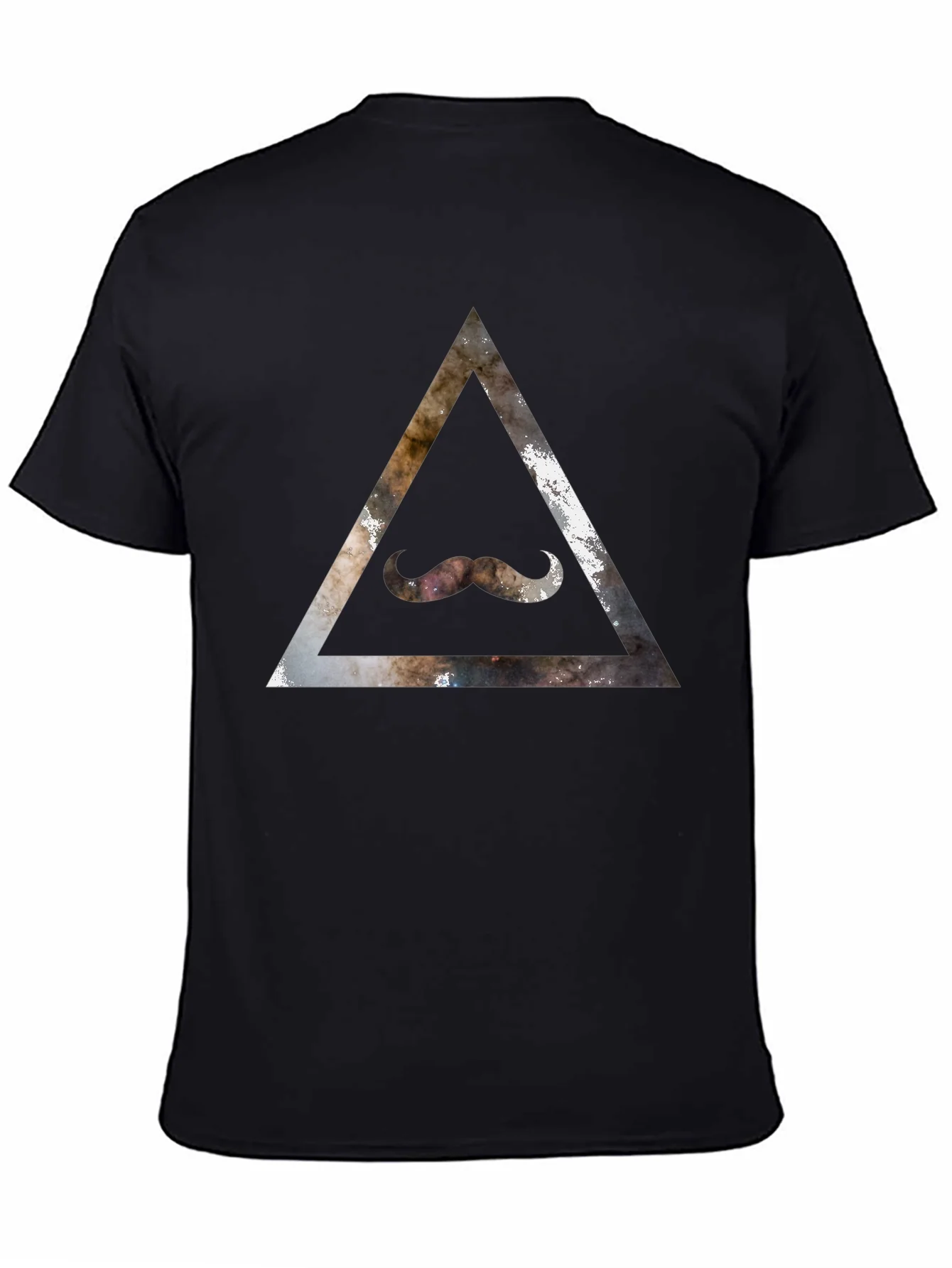 Rebbecca Cosmic Mustache Triangle Graphic Tee
