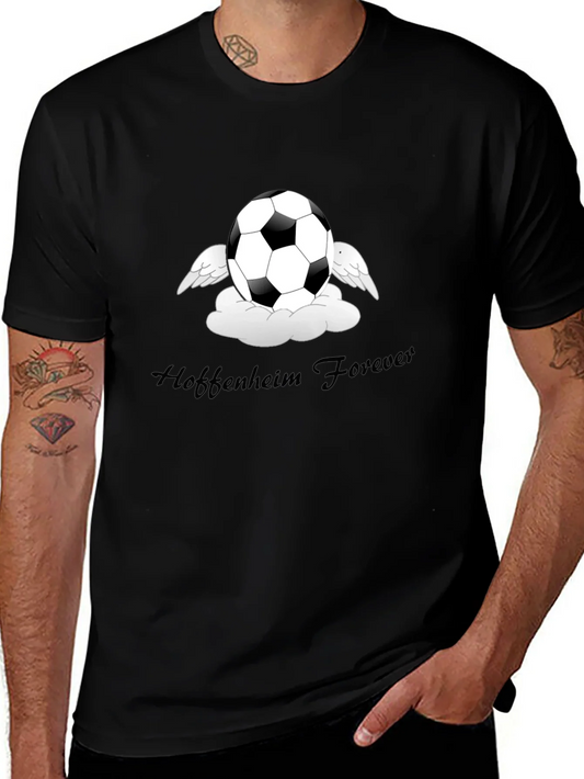 Rebbecca Soccer Angel Black T-Shirt - Hoffenheim Forever Fan Tee