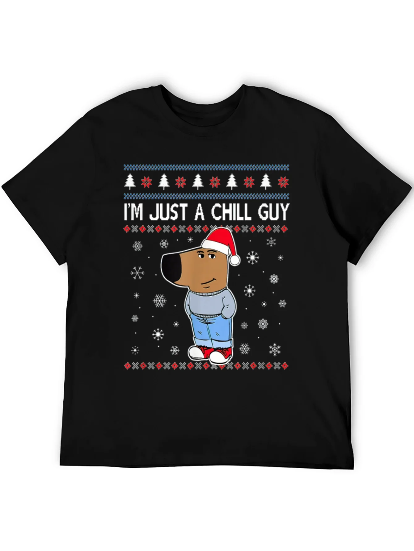 Rebbecca Chill Guy Christmas T-Shirt
