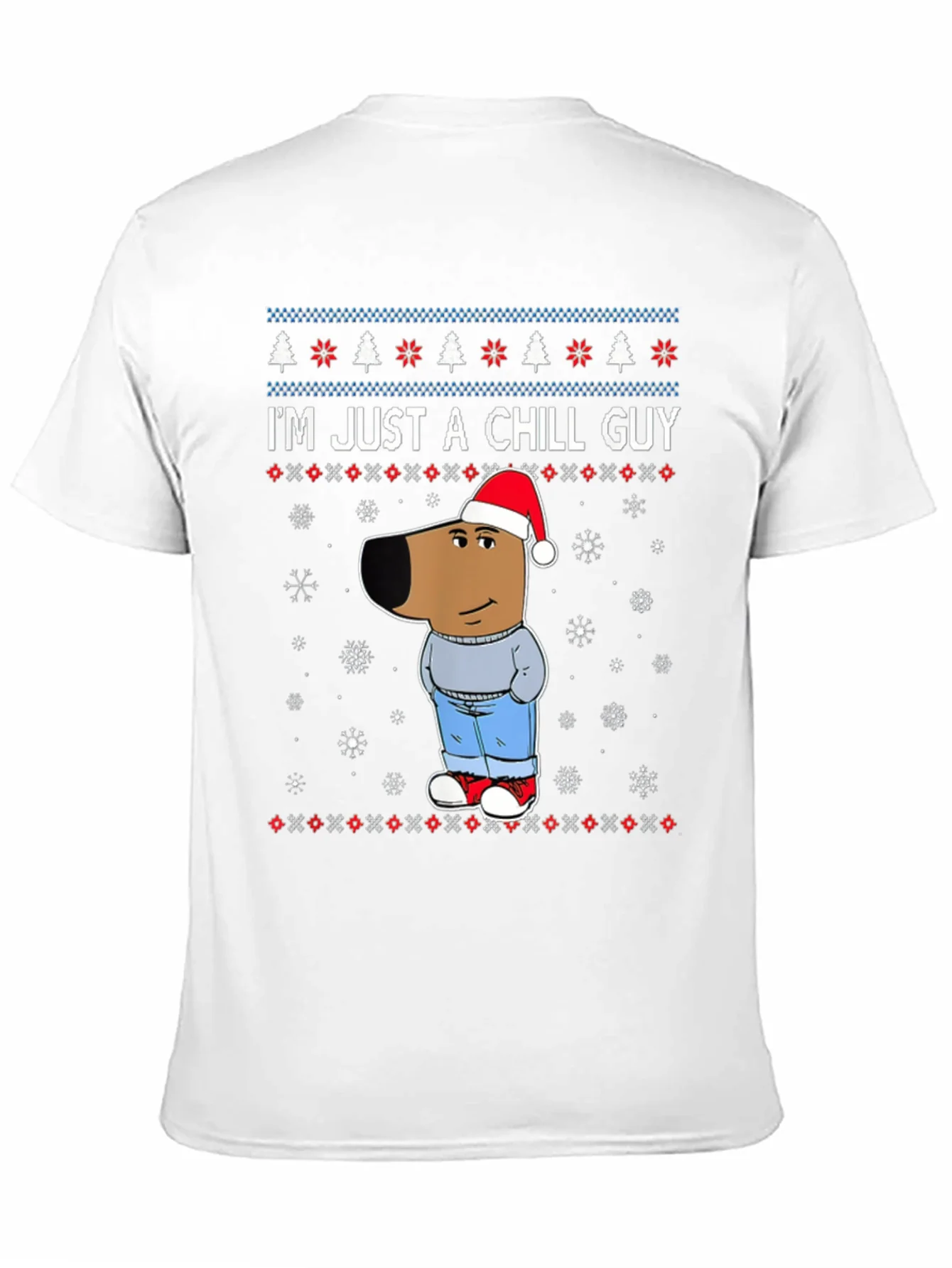 Rebbecca Chill Guy Christmas T-Shirt