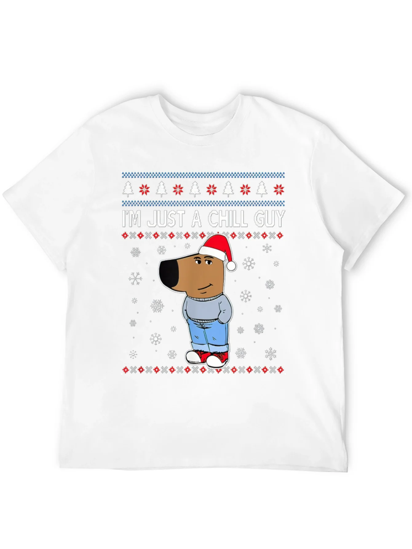Rebbecca Chill Guy Christmas T-Shirt