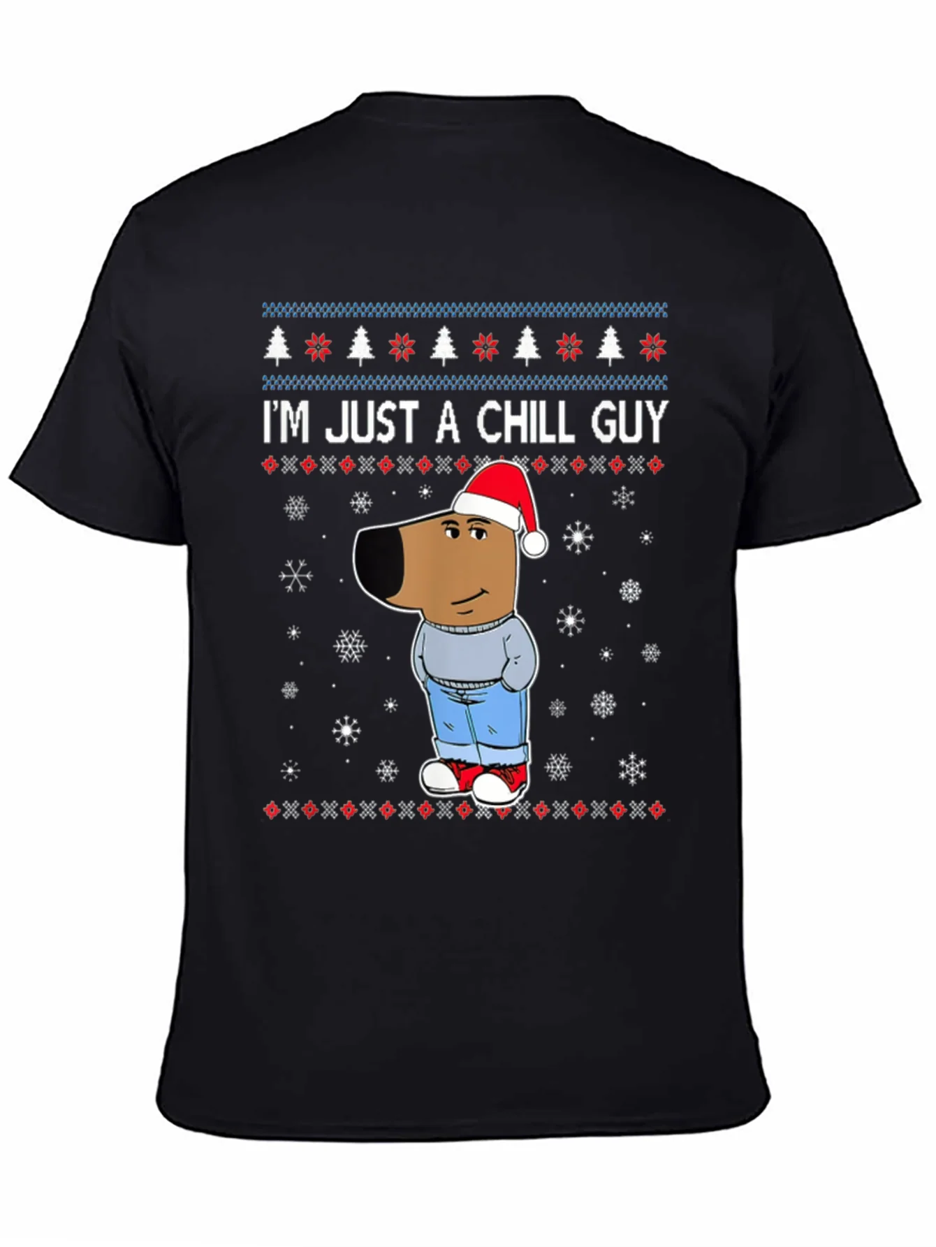 Rebbecca Chill Guy Christmas T-Shirt