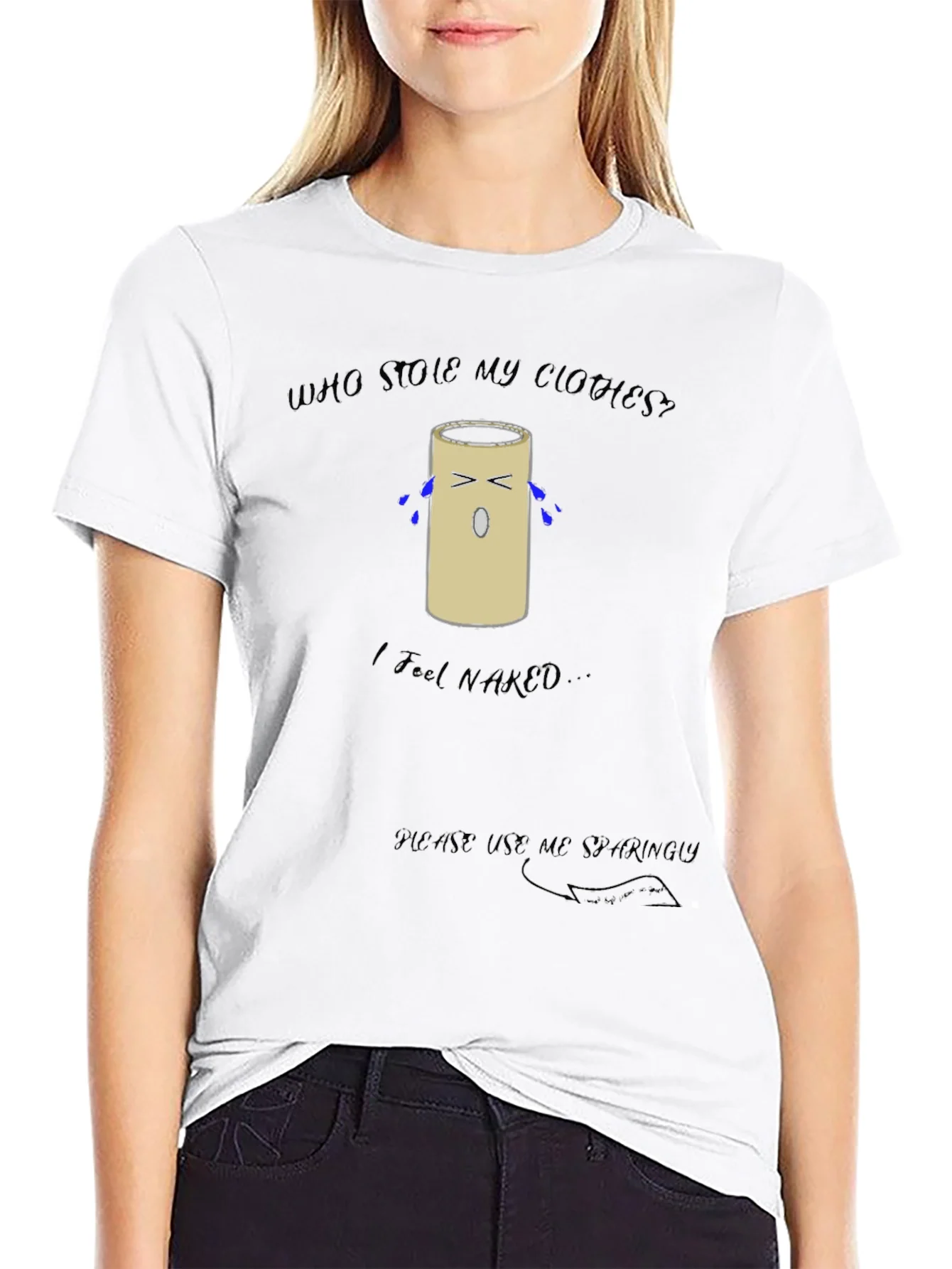 Rebbecca Humorous Toilet Paper Roll T-Shirt