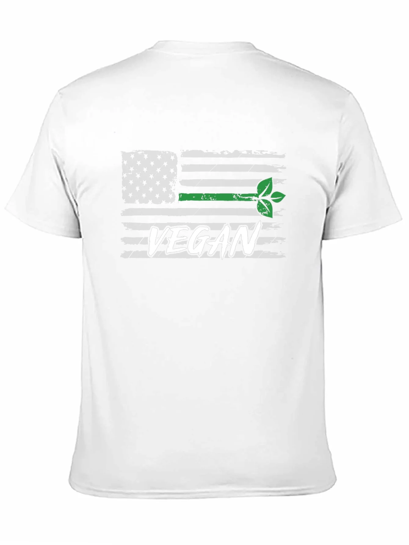 Rebbecca Vegan USA Flag Graphic T-Shirt