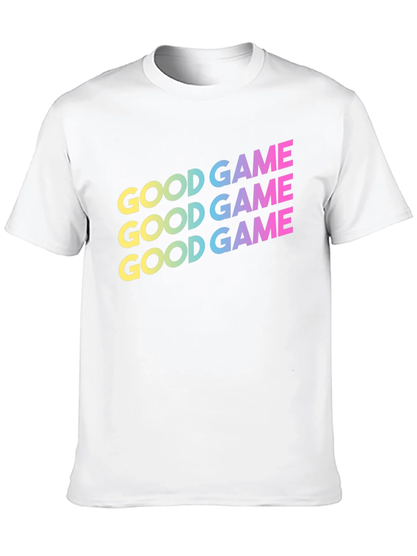 Camiseta Negra Good Game Degradado