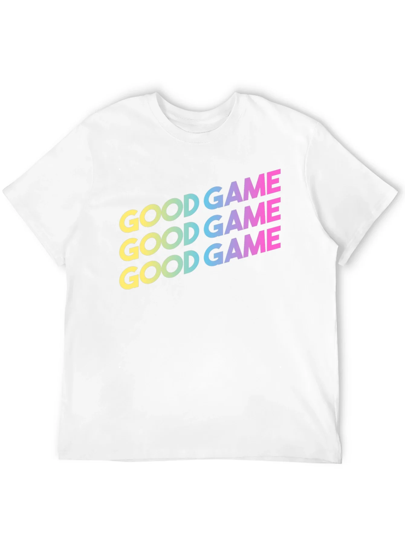 Camiseta Negra Good Game Degradado