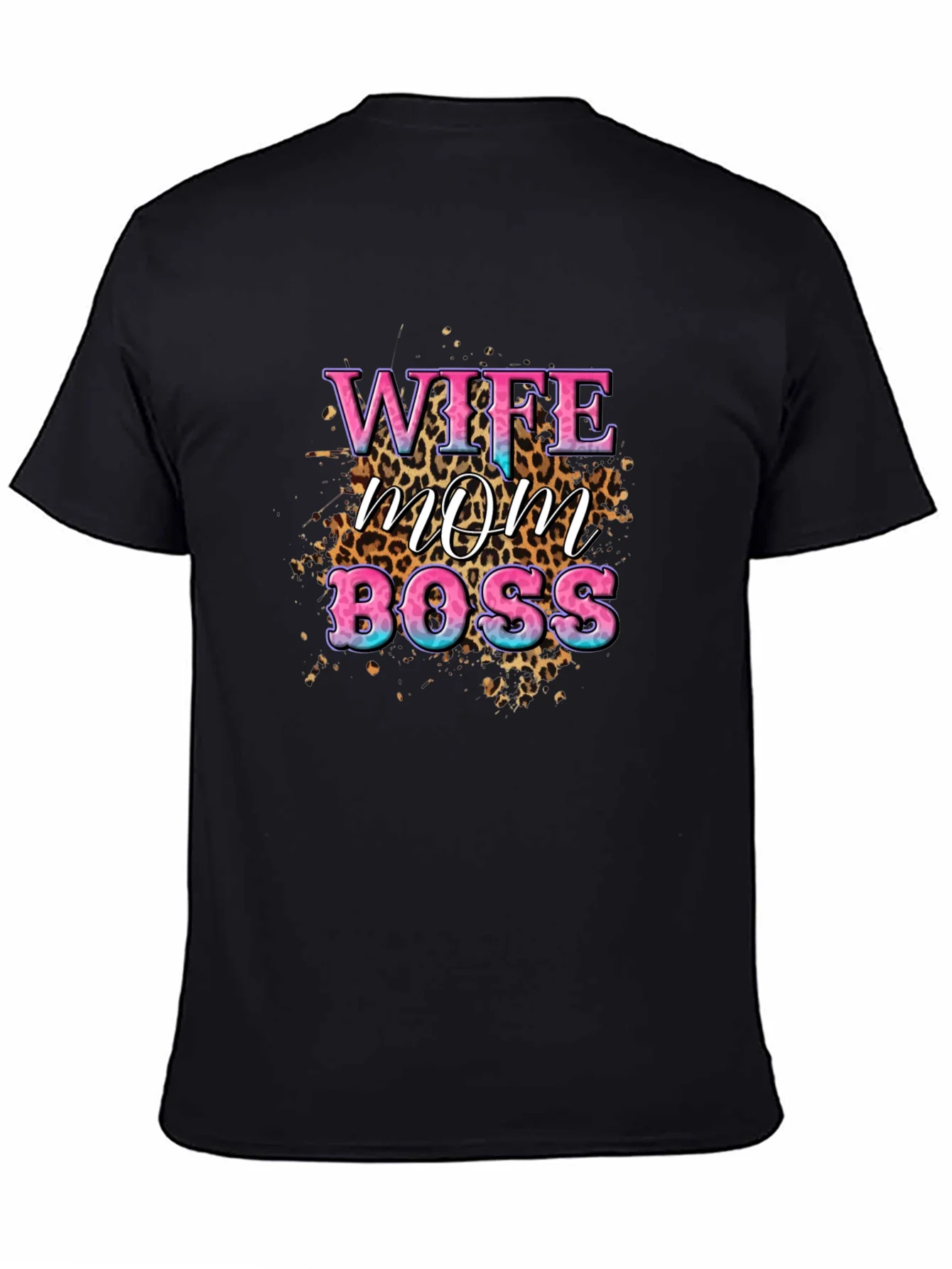 Camiseta Mujer: Esposa Mam¨¢ Jefa - Dise?o Animal Print