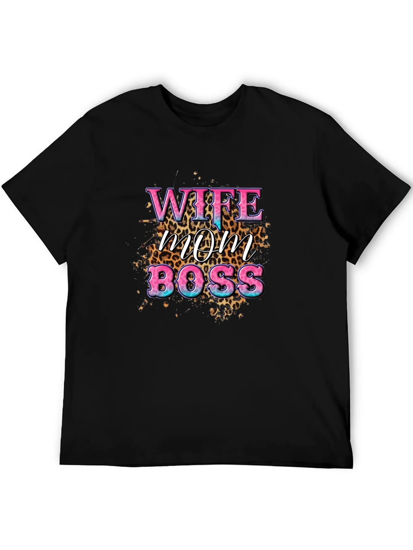 Camiseta Mujer: Esposa Mam¨¢ Jefa - Dise?o Animal Print