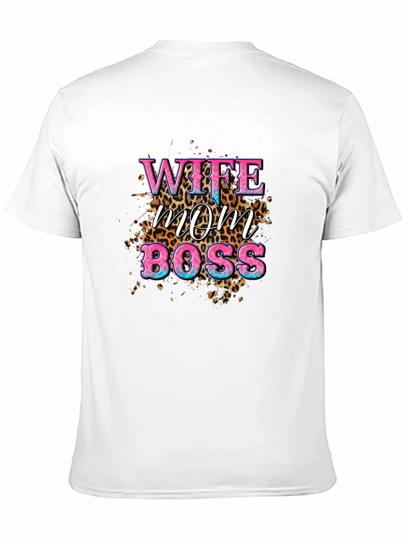 Camiseta Mujer: Esposa Mam¨¢ Jefa - Dise?o Animal Print