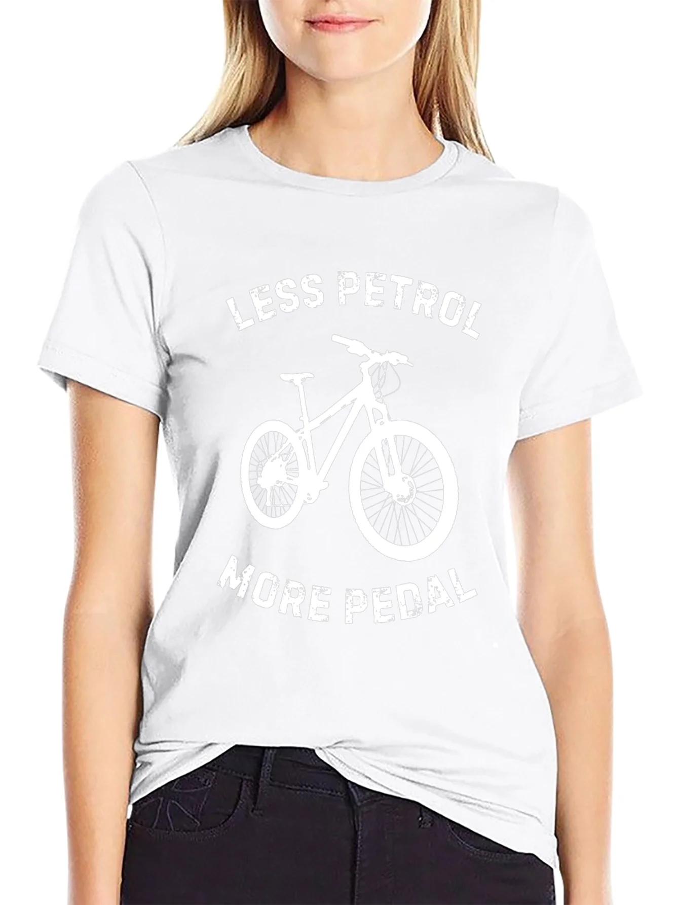 Rebbecca Less Petrol More Pedal Graphic Tee