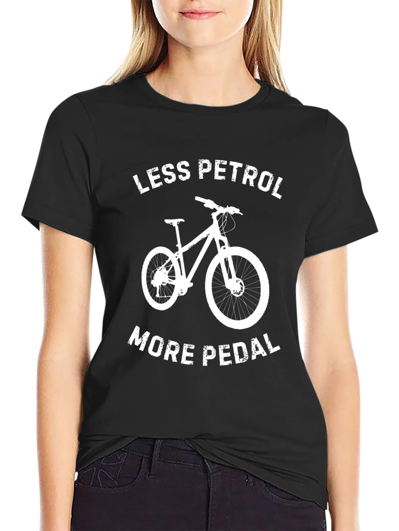 Rebbecca Less Petrol More Pedal Graphic Tee
