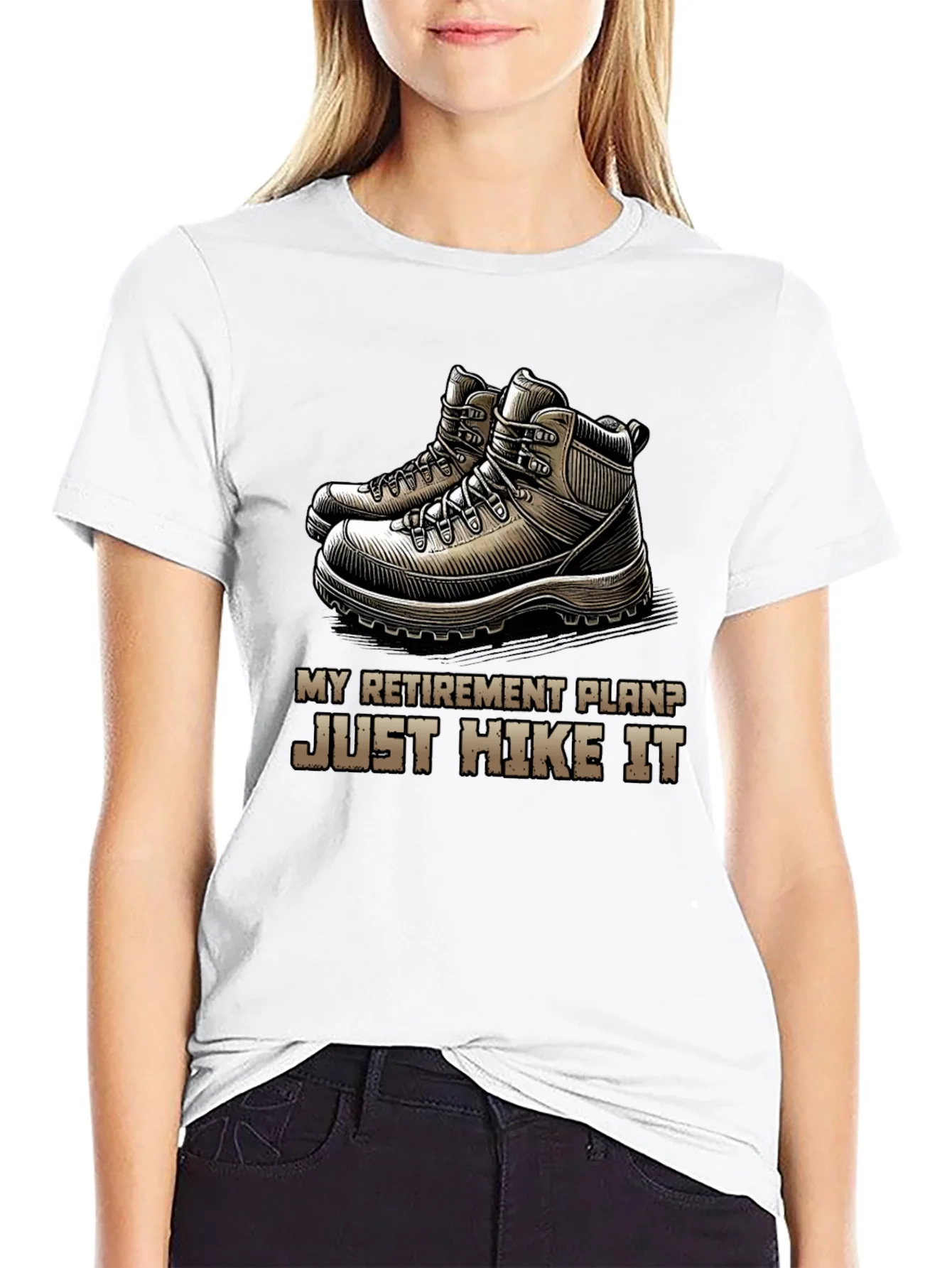 Rebbecca Hike It Retirement Plan T-Shirt