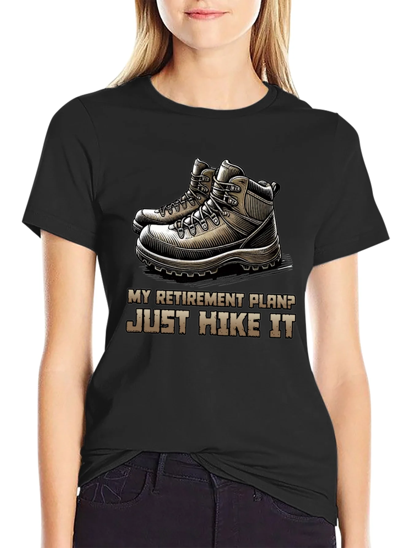 Rebbecca Hike It Retirement Plan T-Shirt