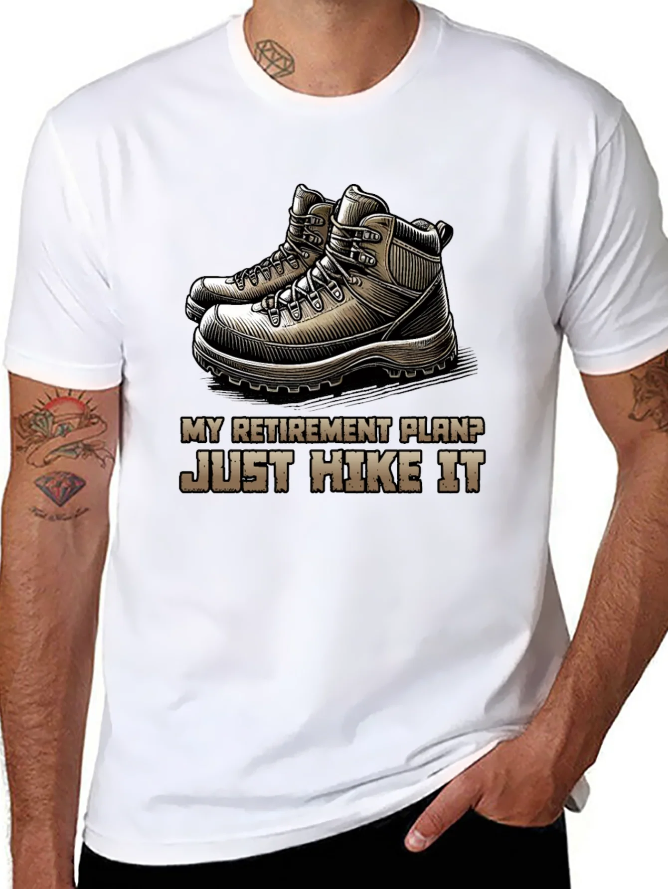 Rebbecca Hike It Retirement Plan T-Shirt