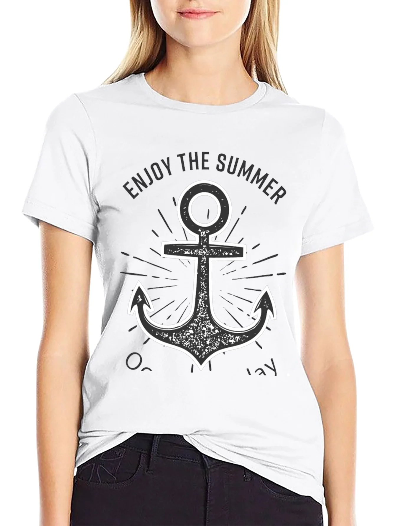 Rebbecca Enjoy the Summer Anchor T-Shirt