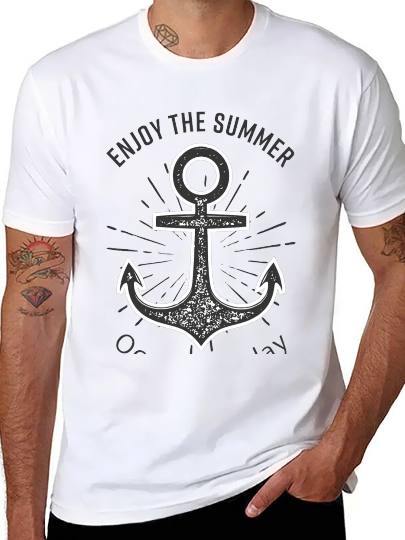 Rebbecca Enjoy the Summer Anchor T-Shirt
