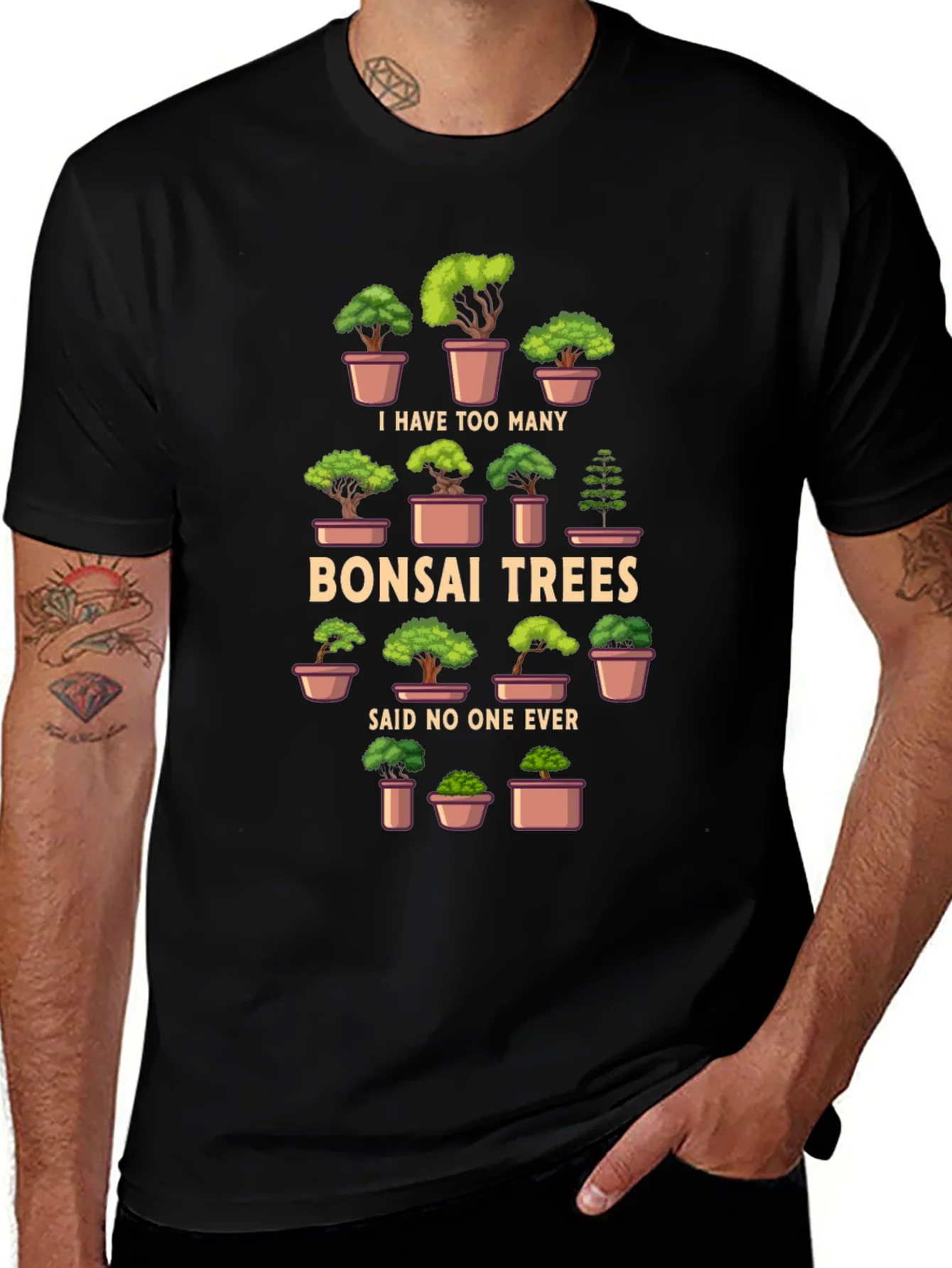 Rebbecca Bonsai Trees T-Shirt - Humorous Graphic Tee