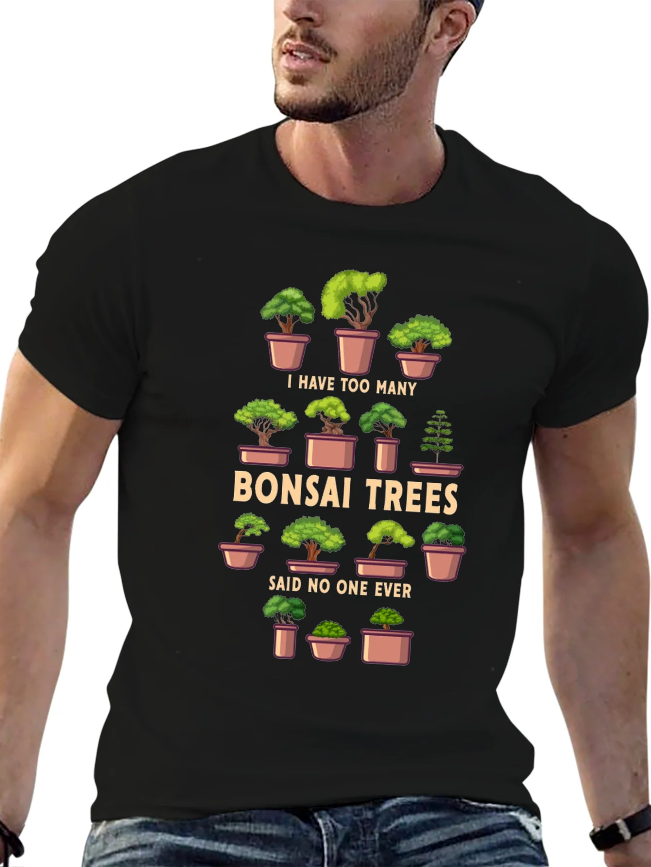 Rebbecca Bonsai Trees T-Shirt - Humorous Graphic Tee
