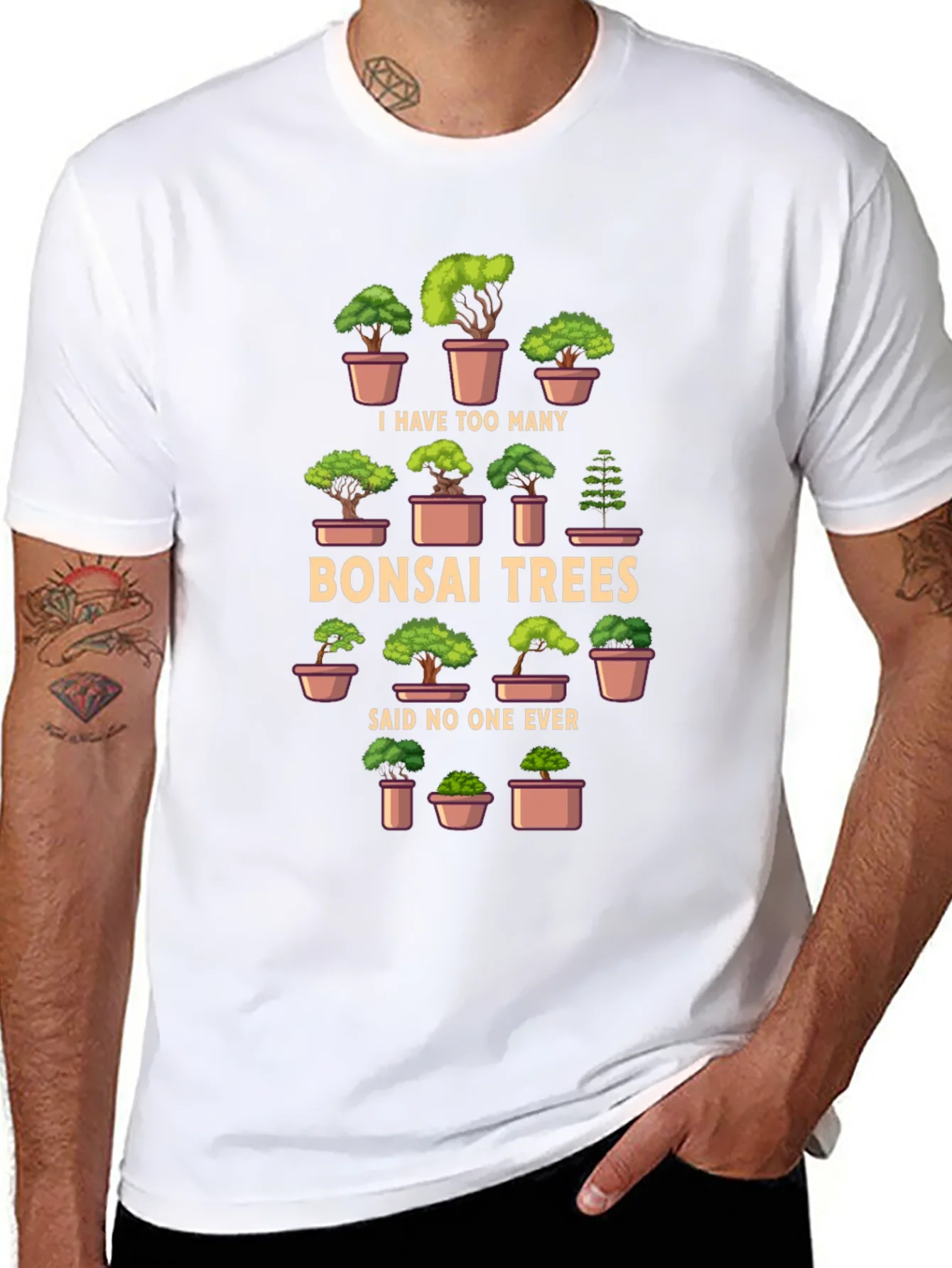 Rebbecca Bonsai Trees T-Shirt - Humorous Graphic Tee
