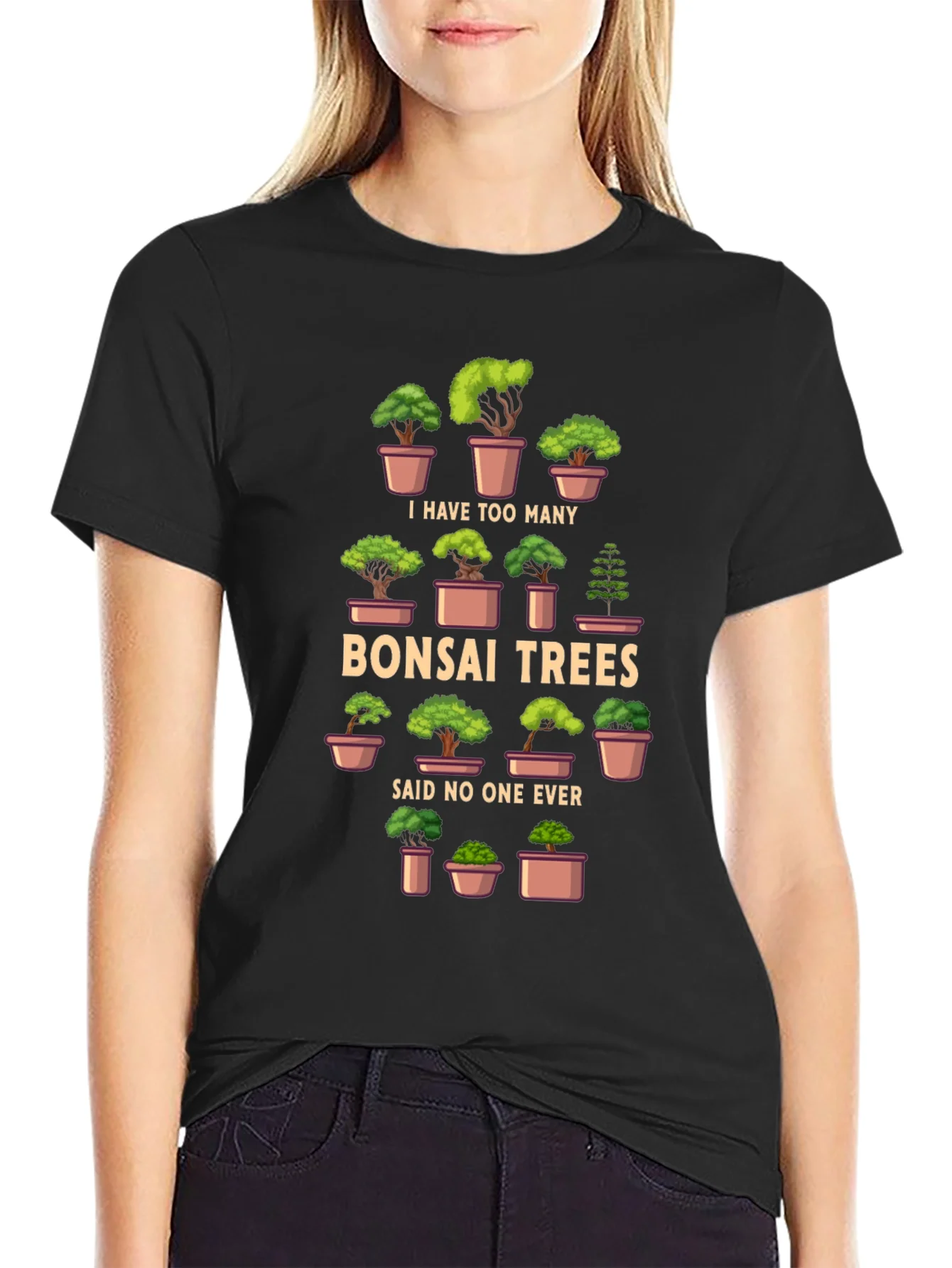 Rebbecca Bonsai Trees T-Shirt - Humorous Graphic Tee