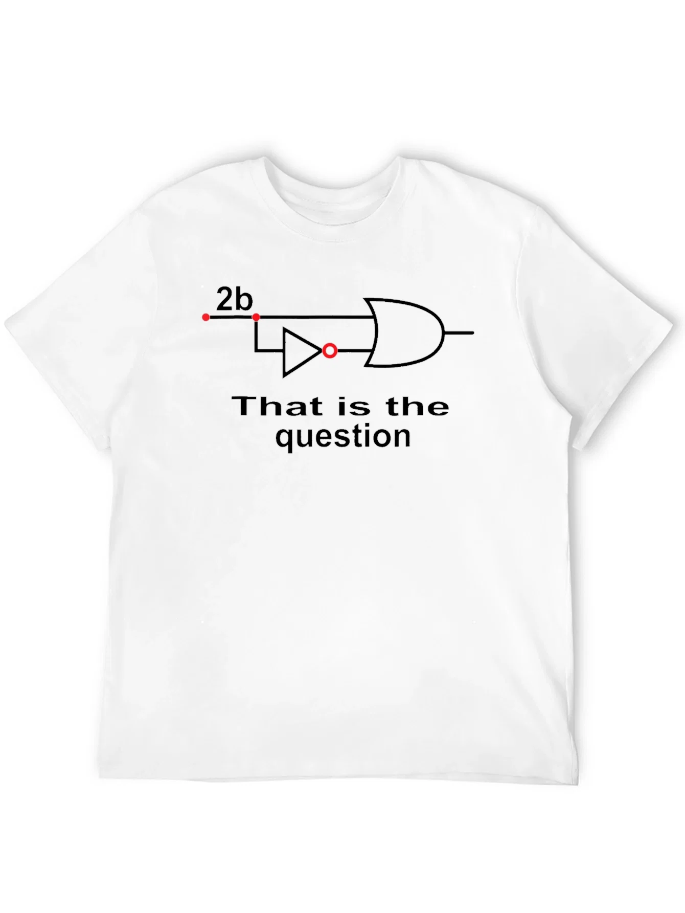 Rebbecca To Be T-Shirt: Nerdy Logic Humor Shirt