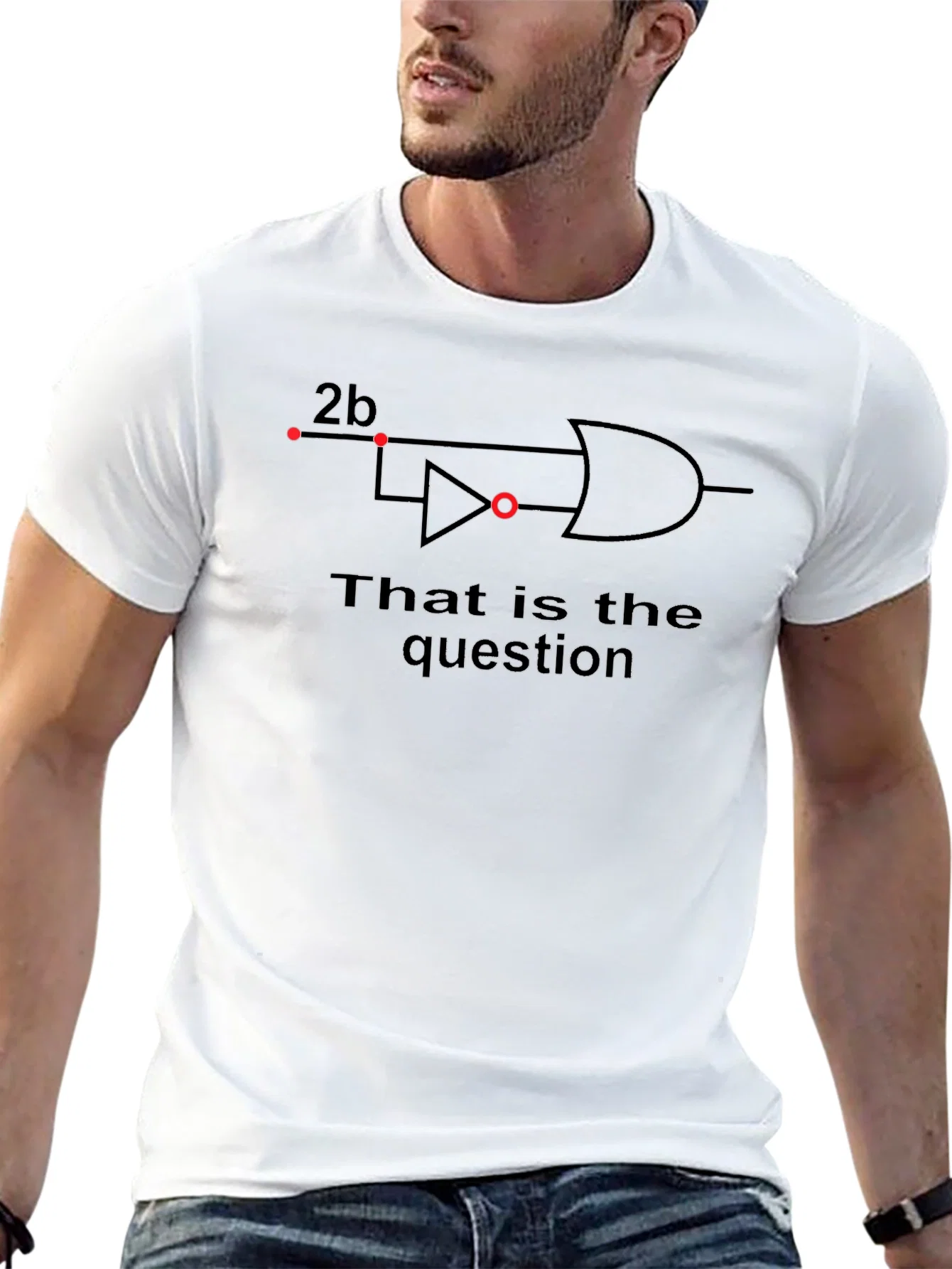 Rebbecca To Be T-Shirt: Nerdy Logic Humor Shirt