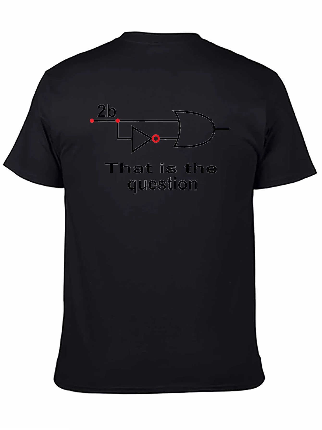 Rebbecca To Be T-Shirt: Nerdy Logic Humor Shirt