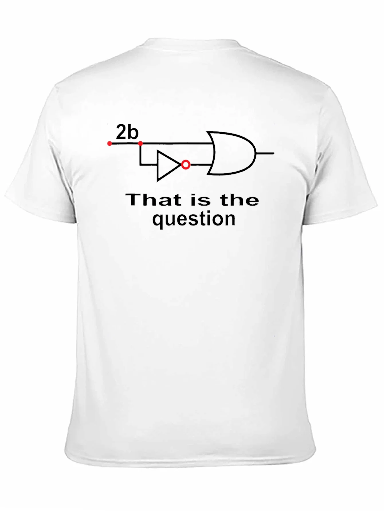 Rebbecca To Be T-Shirt: Nerdy Logic Humor Shirt