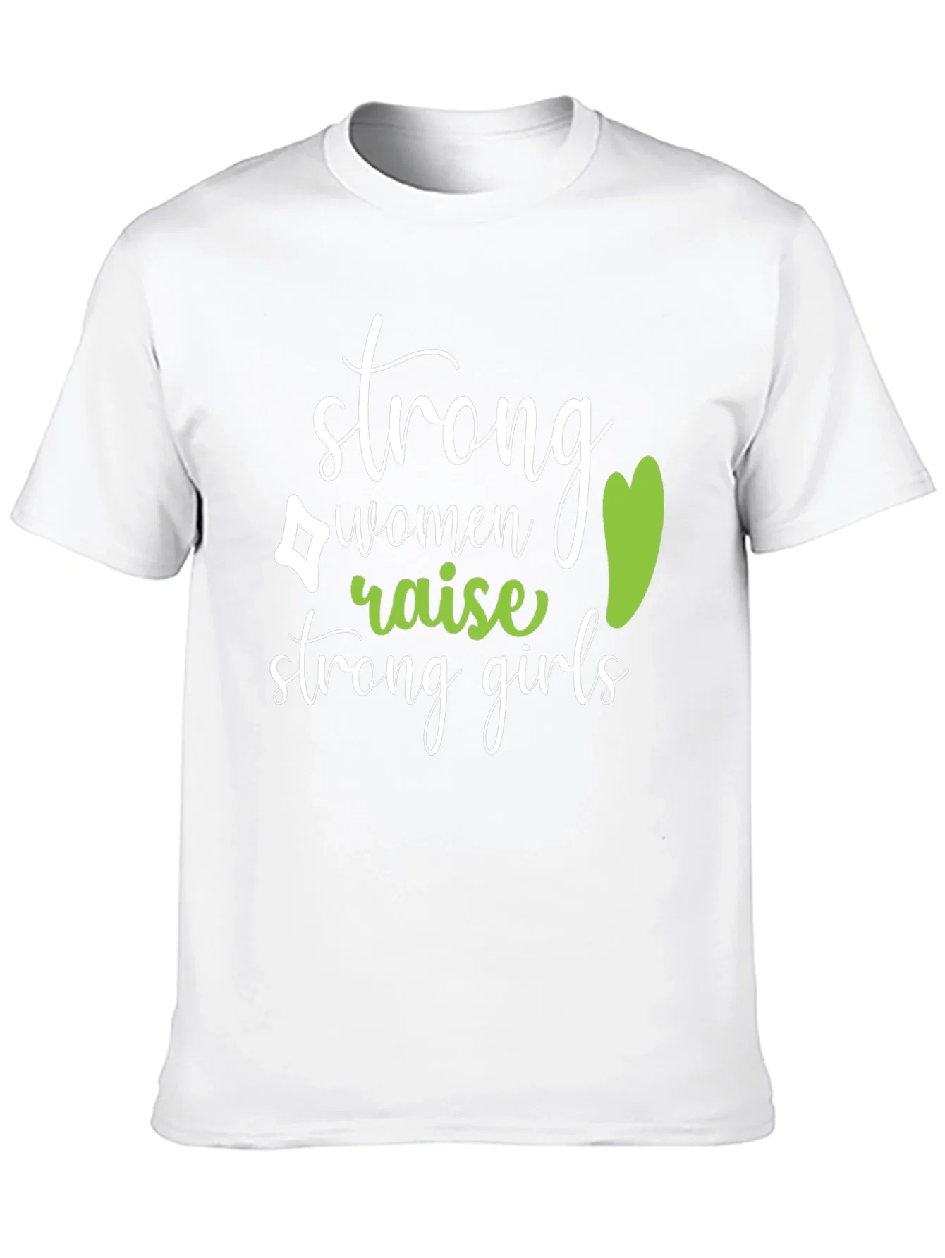 Rebbecca Strong Women Raise Strong Girls Black T-Shirt