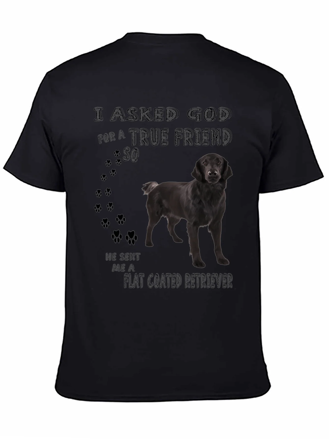 Rebbecca Flat Coated Retriever Dog T-Shirt