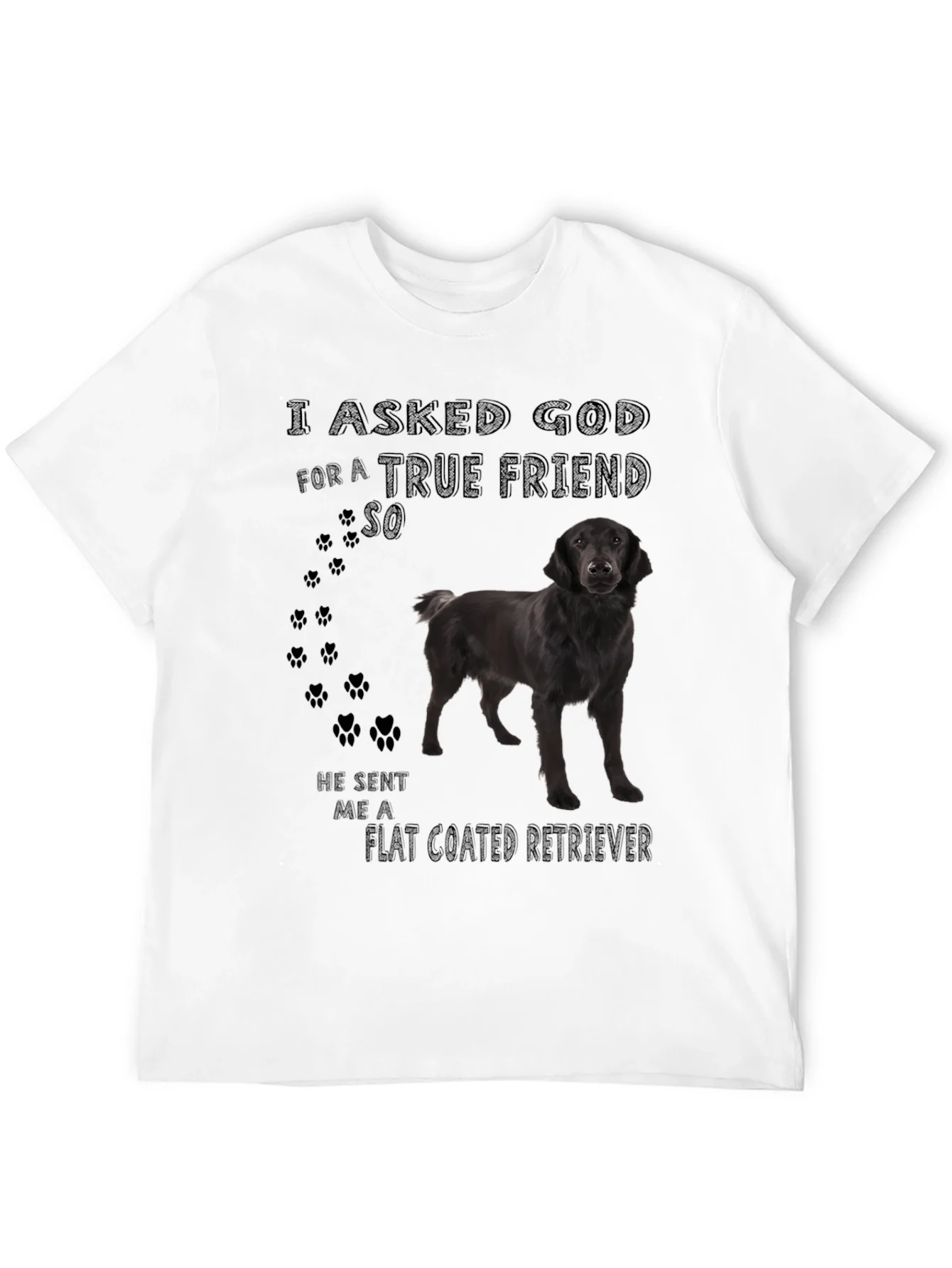 Rebbecca Flat Coated Retriever Dog T-Shirt