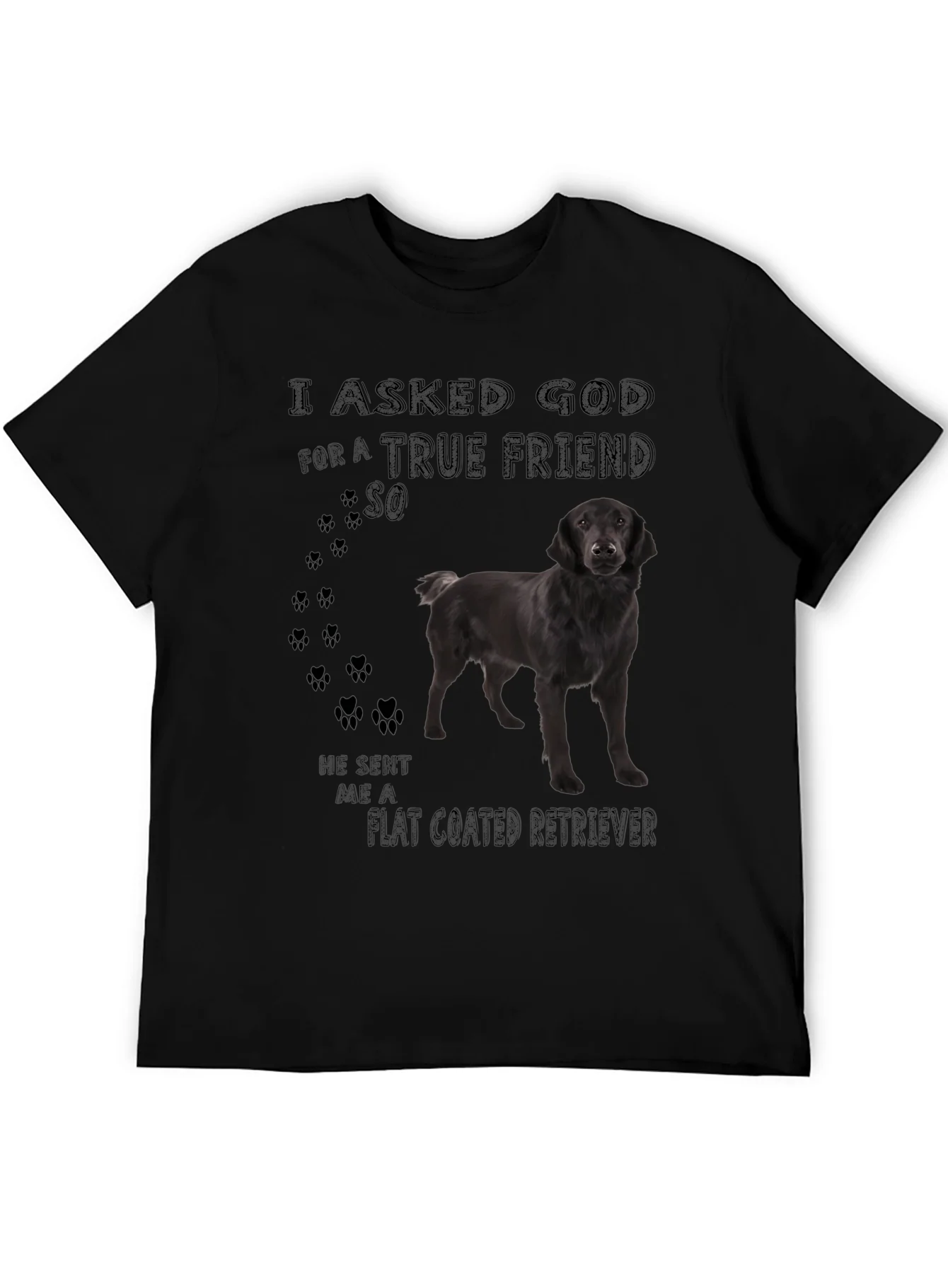 Rebbecca Flat Coated Retriever Dog T-Shirt