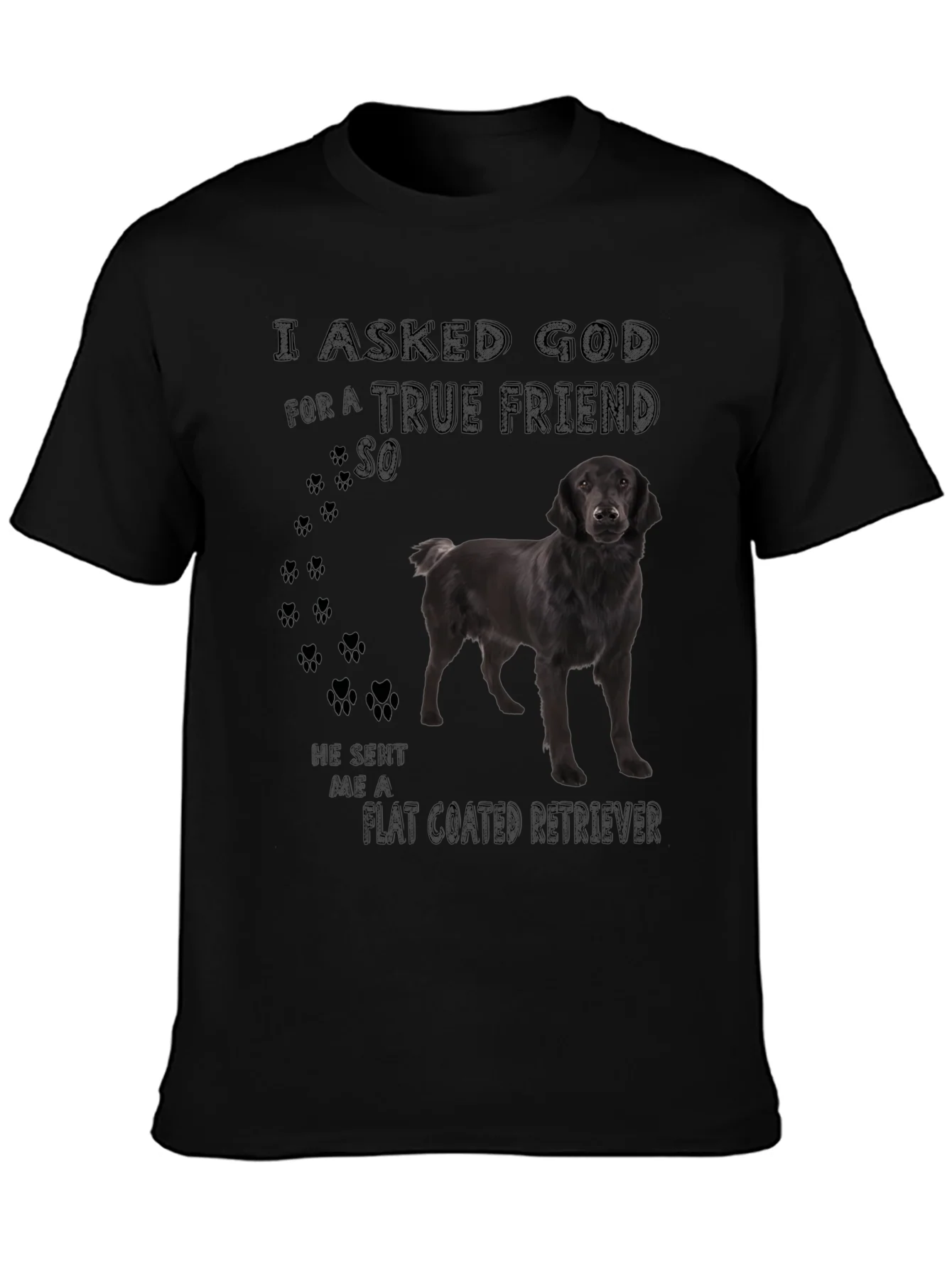 Rebbecca Flat Coated Retriever Dog T-Shirt