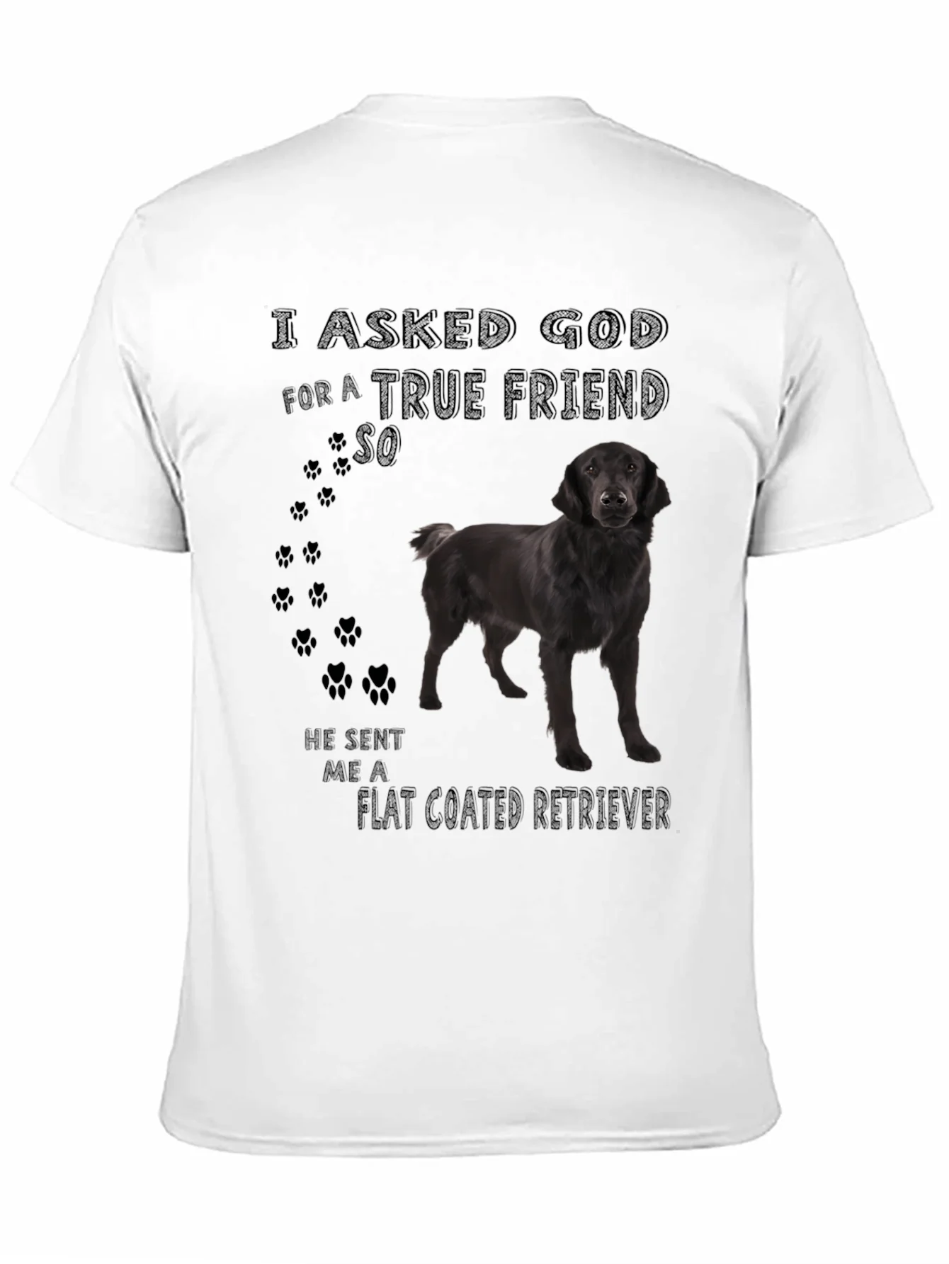 Rebbecca Flat Coated Retriever Dog T-Shirt