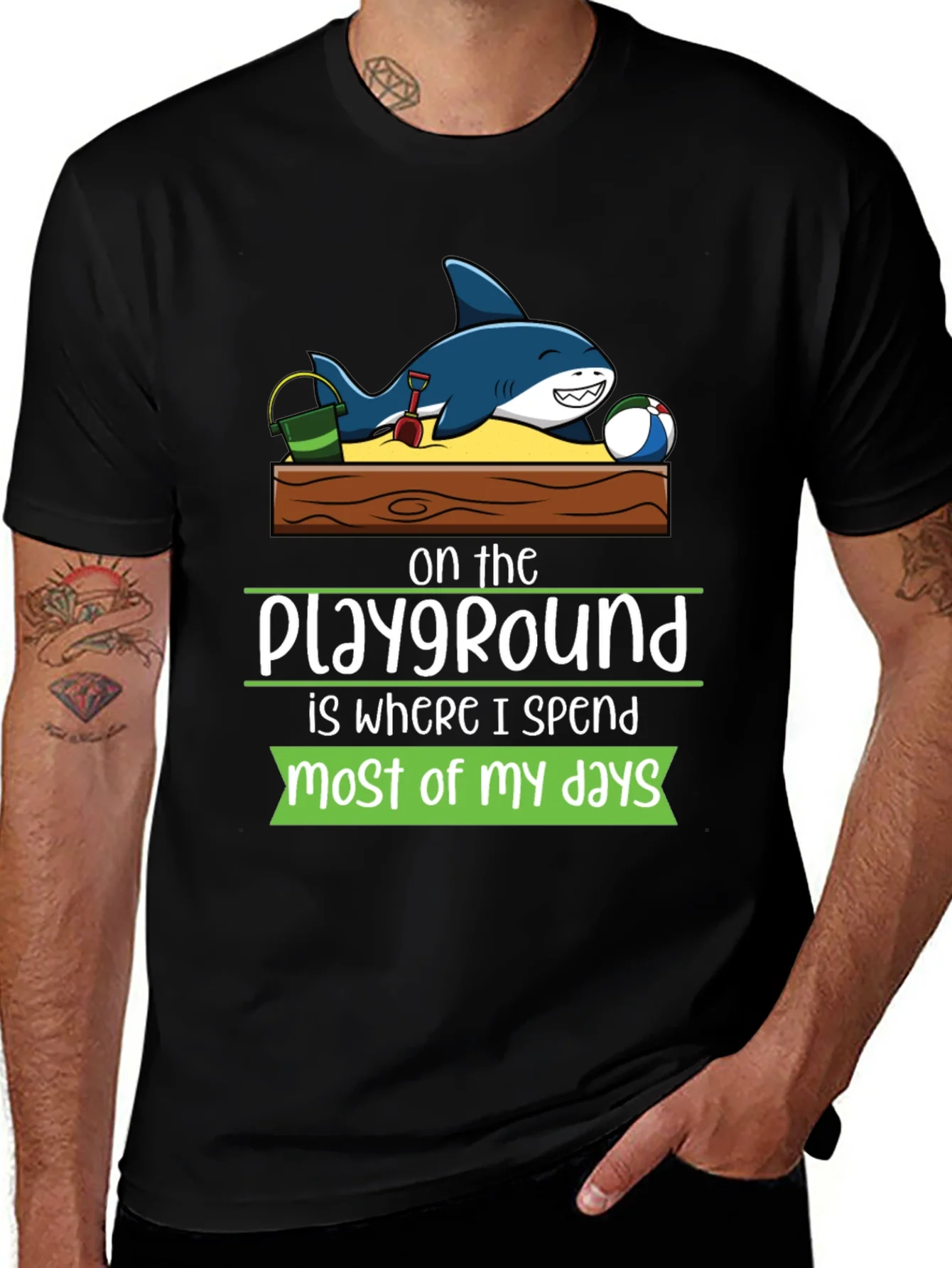 Rebbecca Playground Shark Graphic Tee