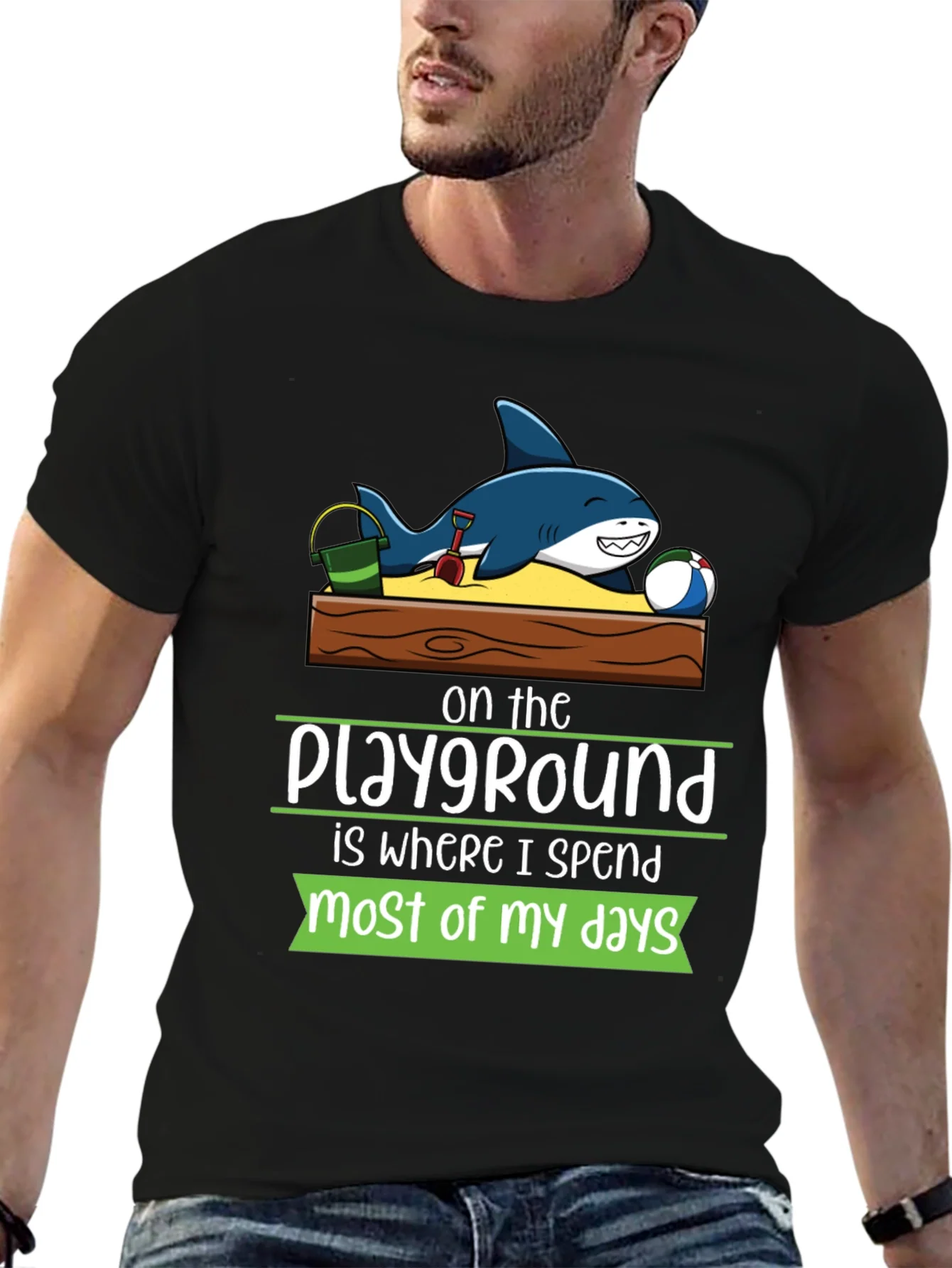 Rebbecca Playground Shark Graphic Tee
