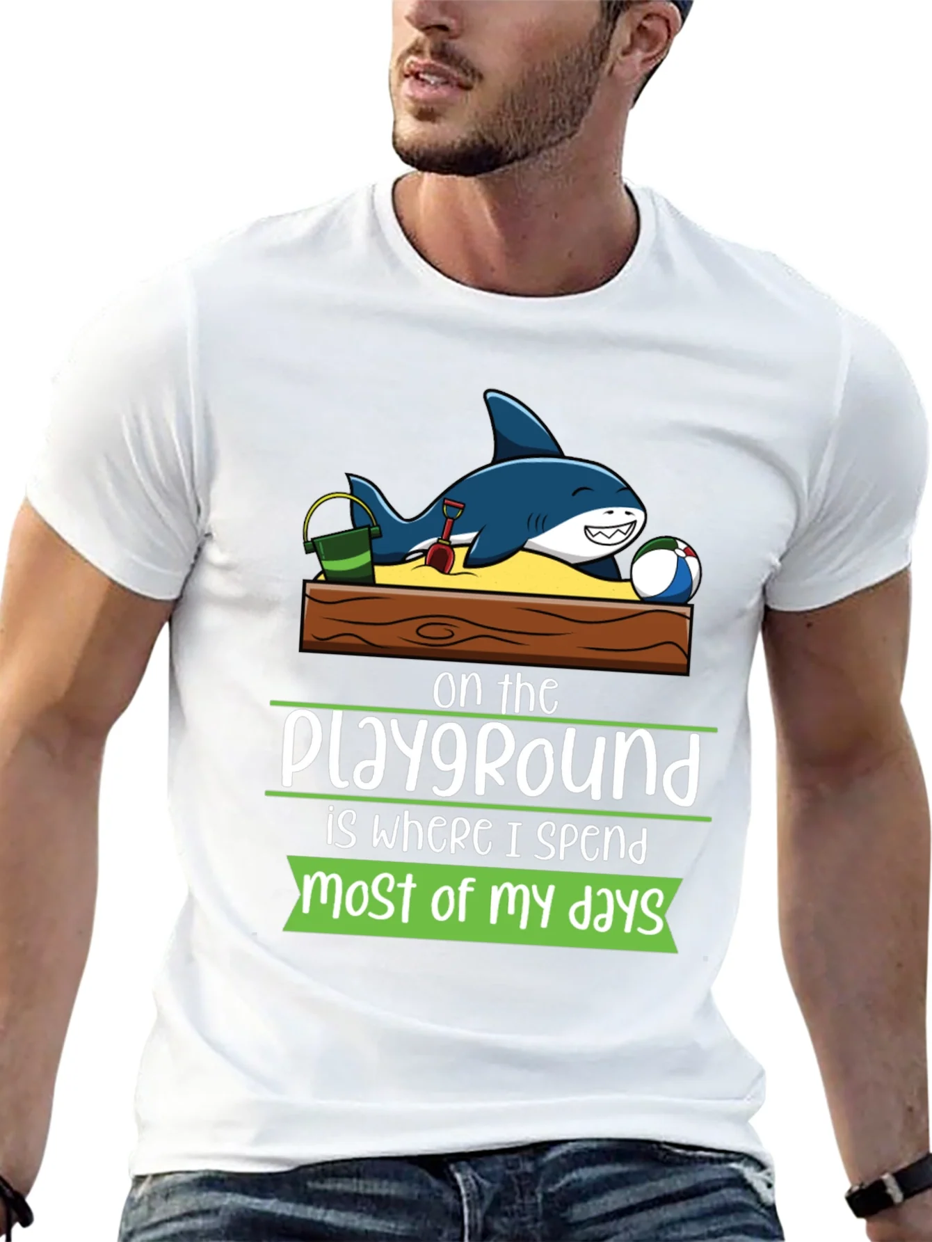 Rebbecca Playground Shark Graphic Tee