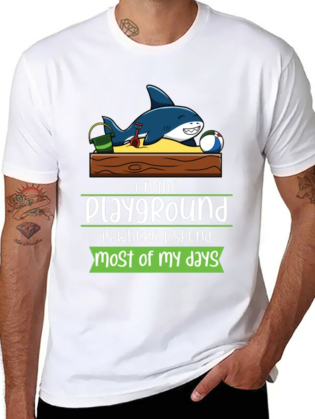 Rebbecca Playground Shark Graphic Tee