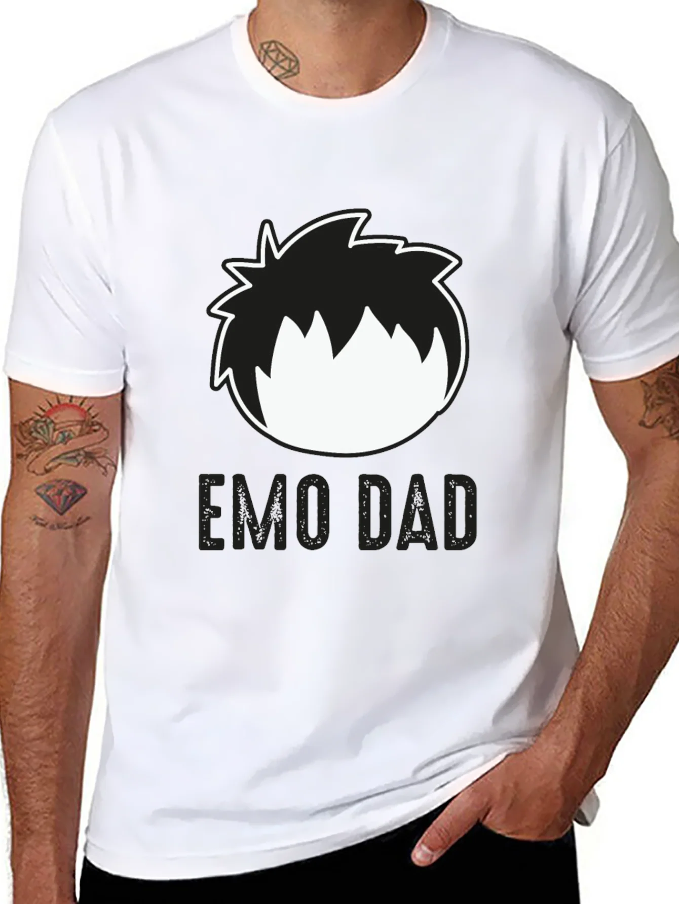 Camiseta Emo Dad: Estilo ¨²nico y Divertido