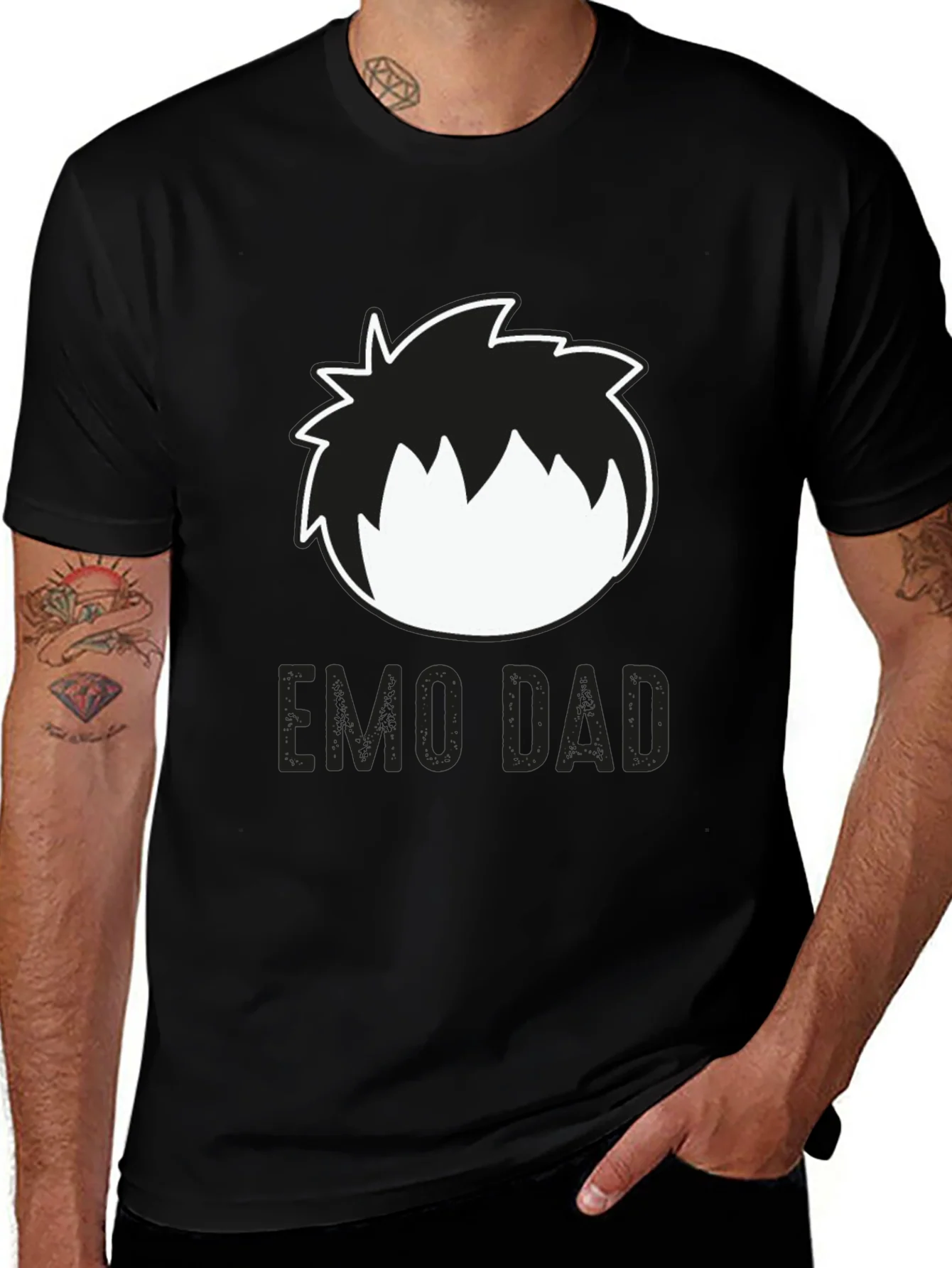 Camiseta Emo Dad: Estilo ¨²nico y Divertido